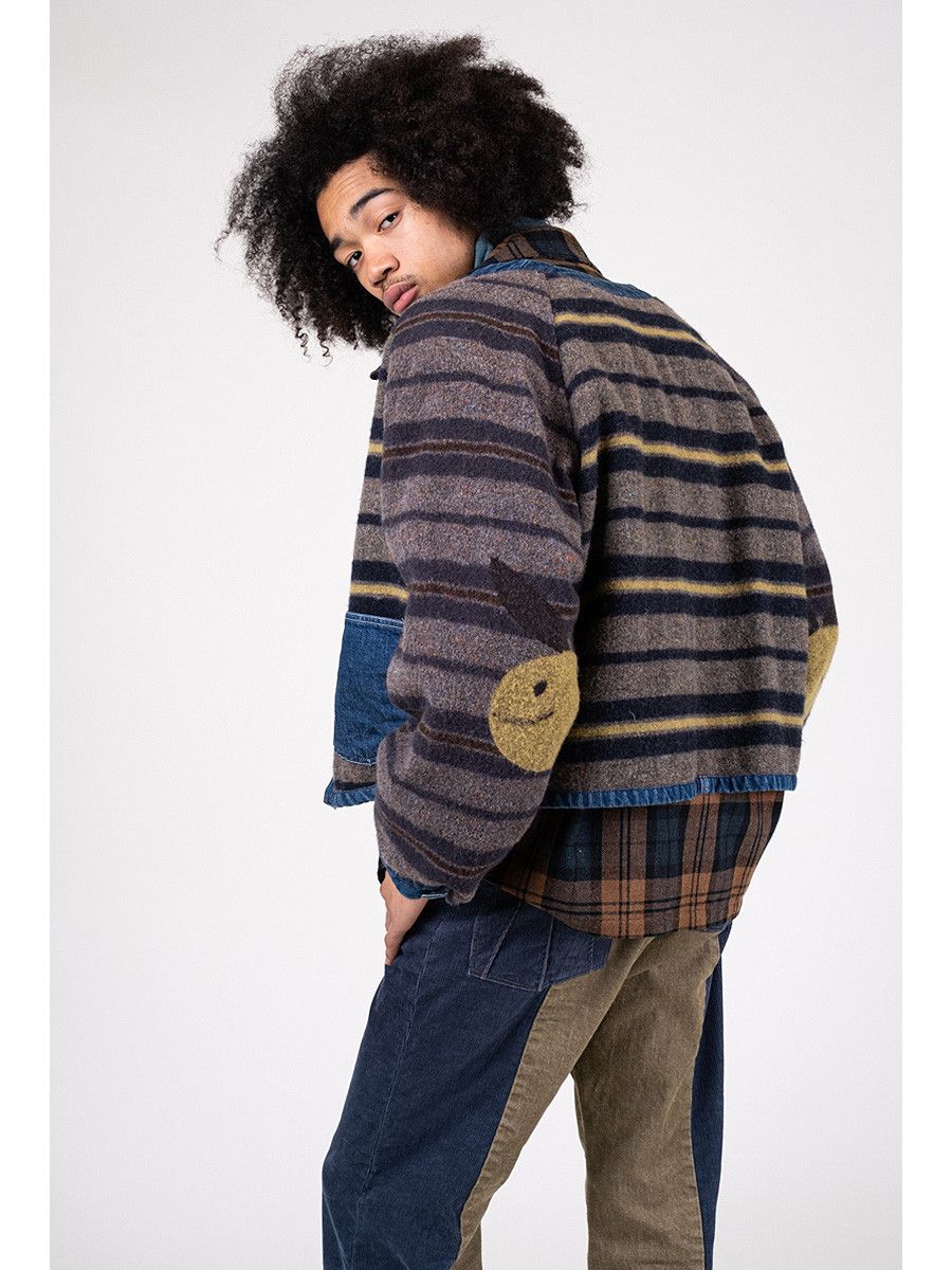 Kapital KAPITAL 11.5oz Denim RAINBOWY Lining Rail Road Jacket Size US XL / EU 56 / 4 - 11 Thumbnail