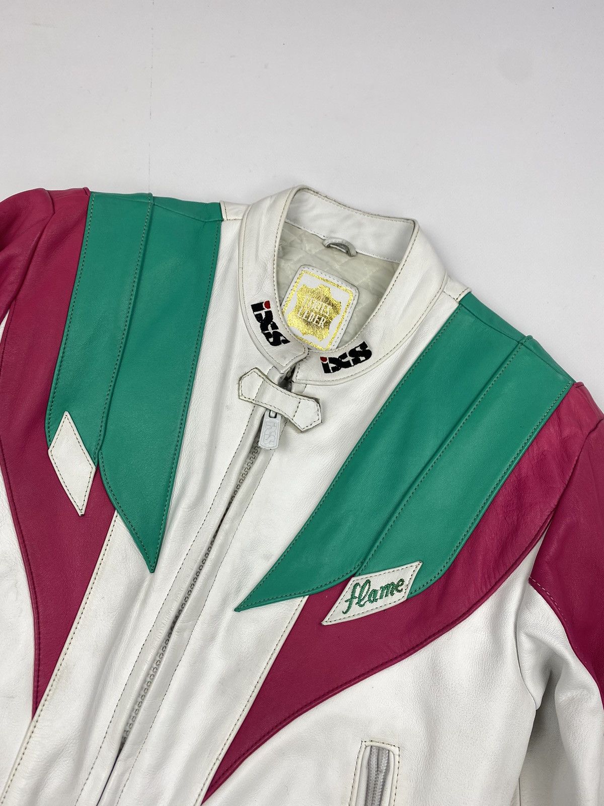 Vintage IXS women Motorcycle Motorbike Biking leather suit S Size S / US 4 / IT 40 - 3 Thumbnail