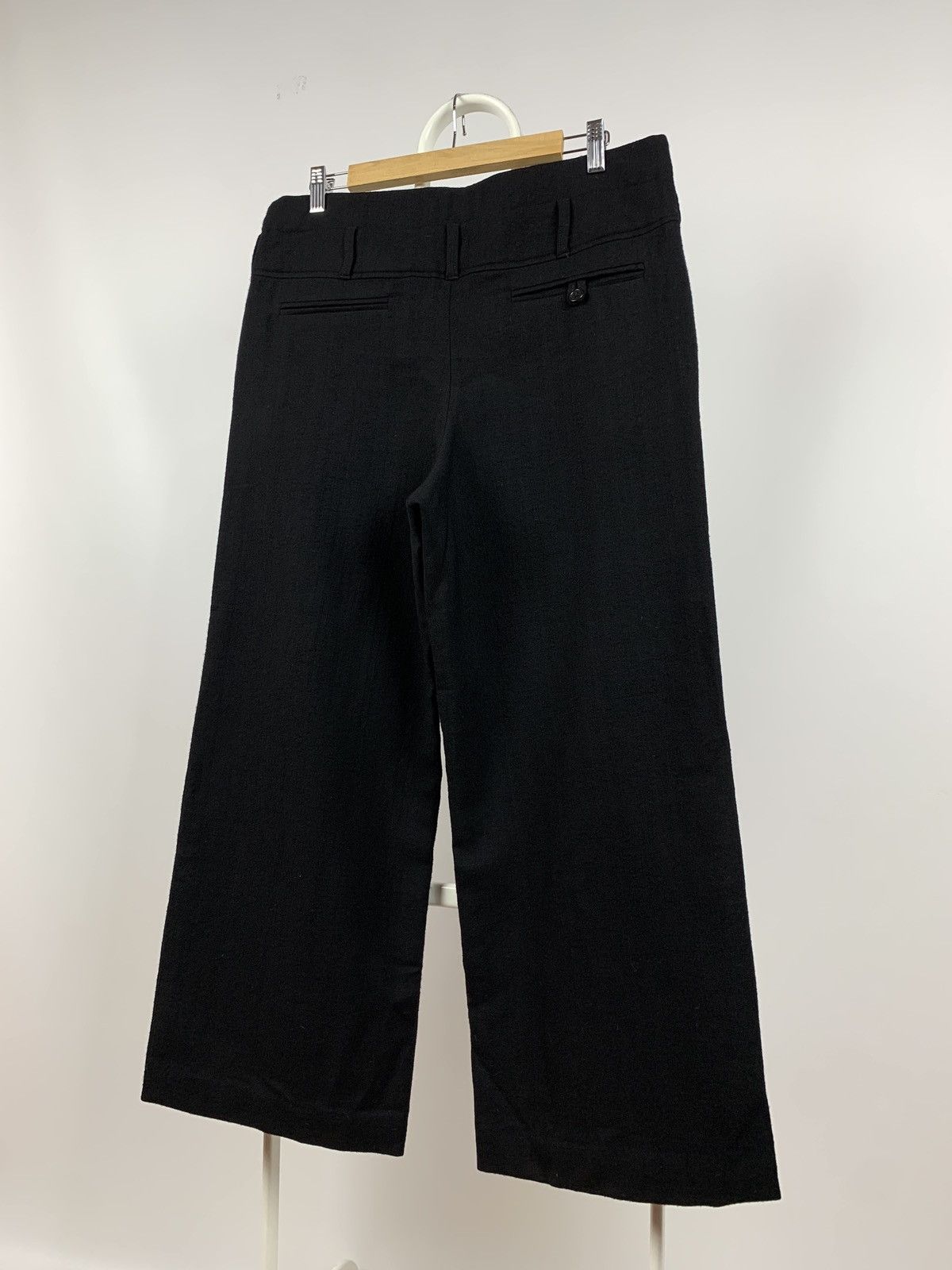 Ann Demeulemeester Ann Demeulemeester Wool Cropped Pants Size 28" / US 6 / IT 42 - 2 Thumbnail