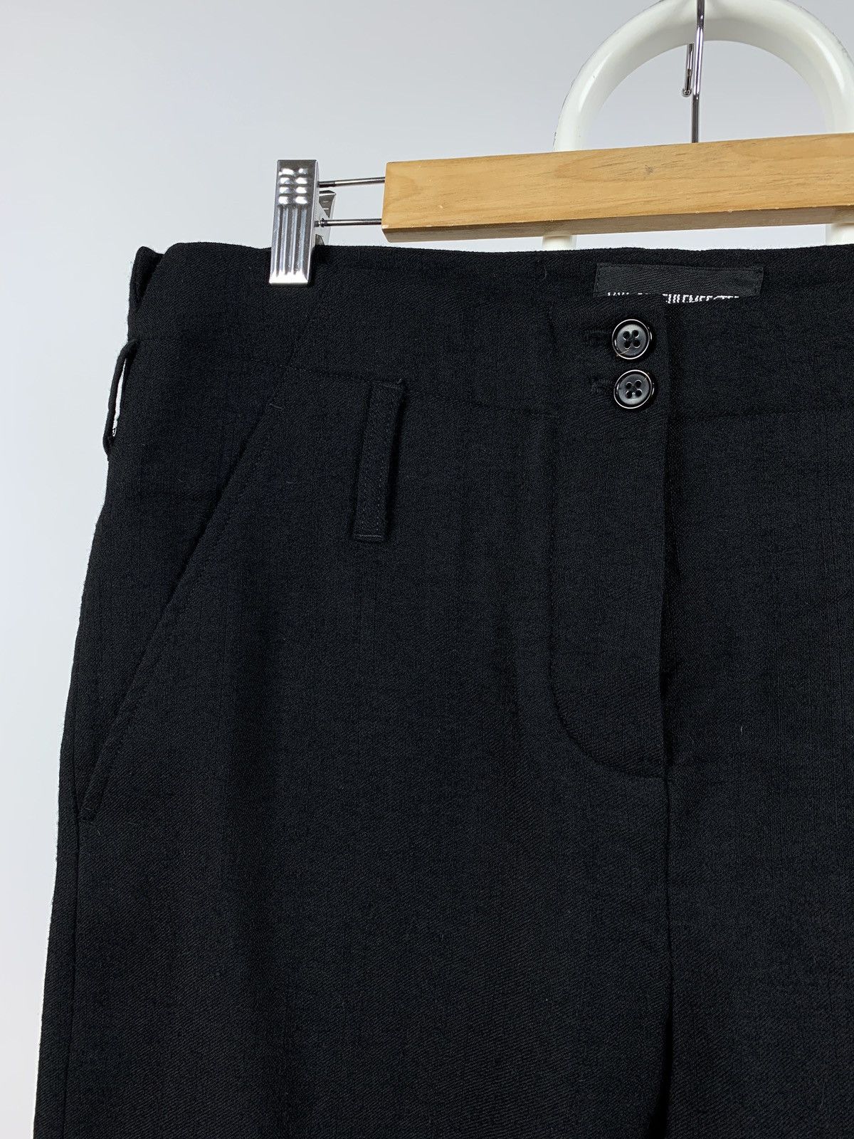Ann Demeulemeester Ann Demeulemeester Wool Cropped Pants Size 28" / US 6 / IT 42 - 6 Thumbnail