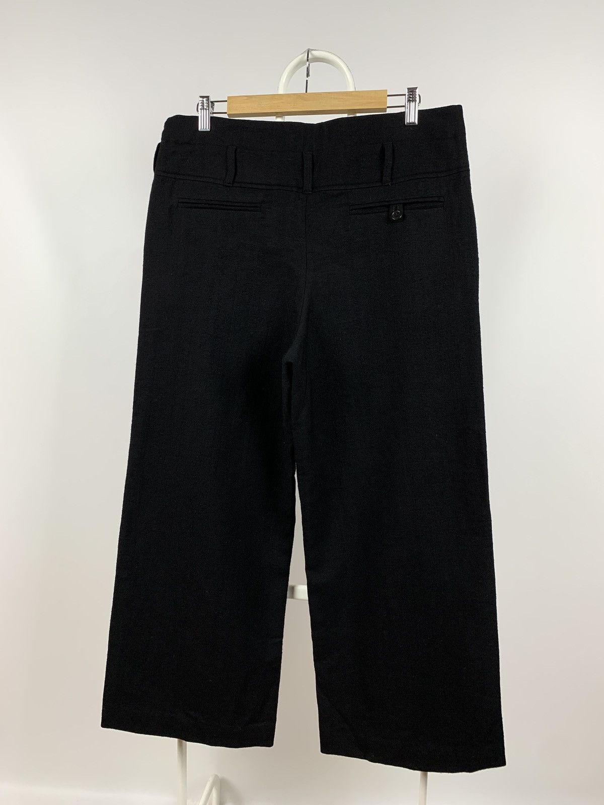 Ann Demeulemeester Ann Demeulemeester Wool Cropped Pants Size 28" / US 6 / IT 42 - 10 Thumbnail