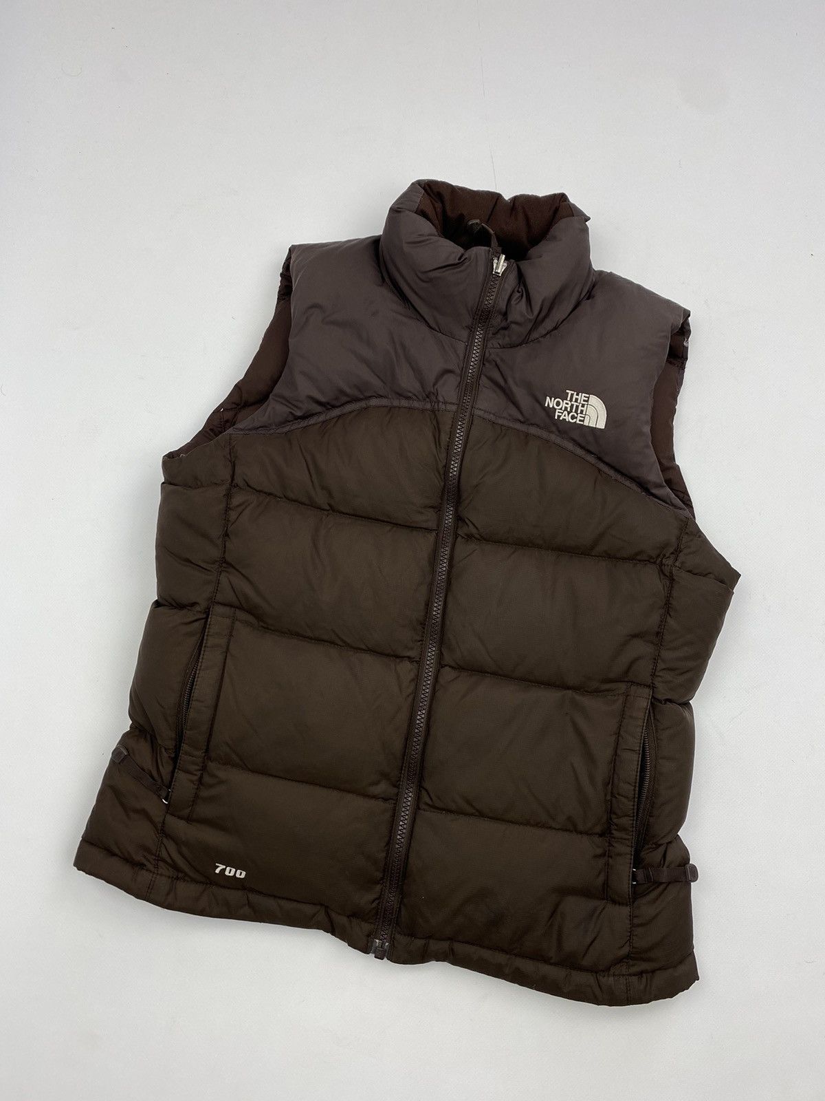 The North Face The North Face Brown Vest Puffer Down Jacket 700 Vintage USA Size S / US 4 / IT 40 - 1 Thumbnail