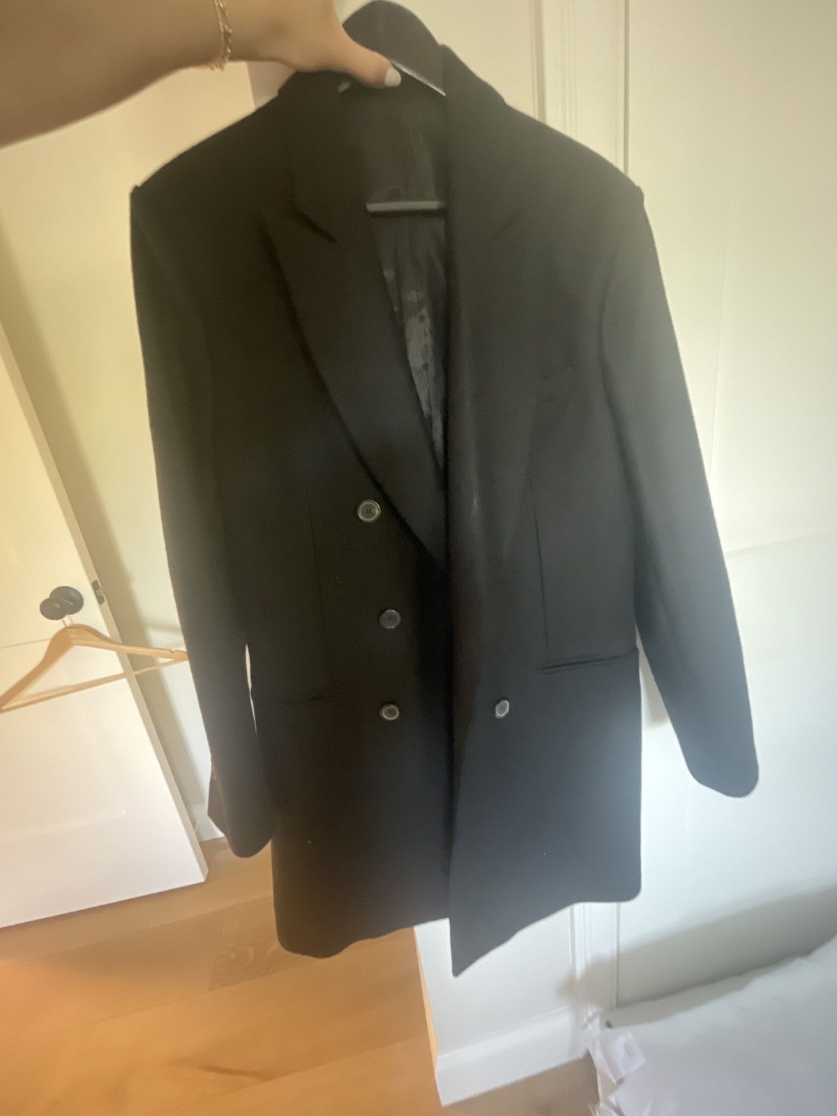 AMI Ami wool coat in black Size US M / EU 48-50 / 2 - 5 Thumbnail