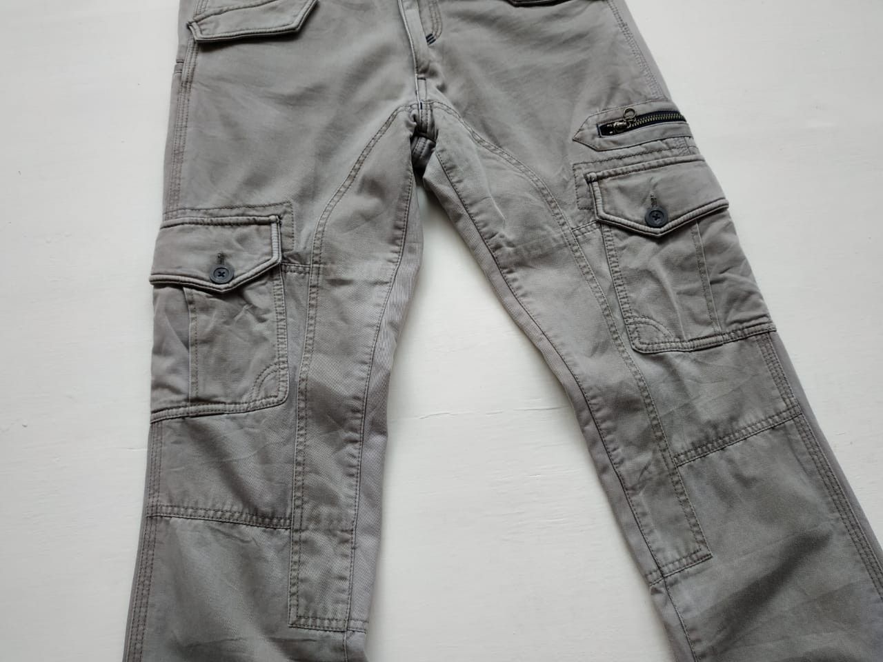 Japanese Brand Fit 29 to 30, Tete Homme Tactical Cargo Pants Size US 29 - 8 Thumbnail