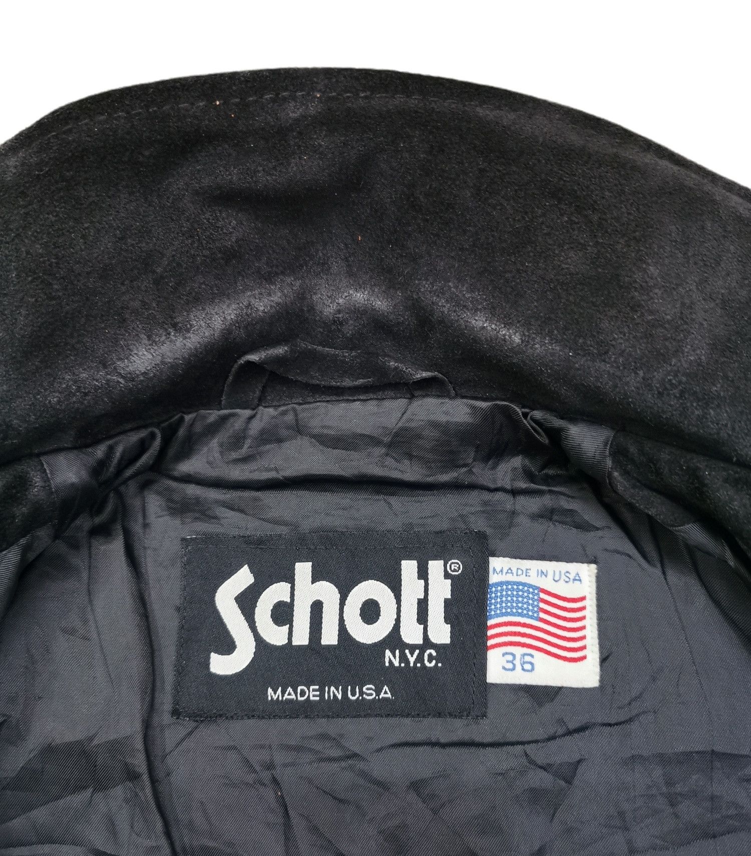 Schott Schott Suede Leather Jacket Size US S / EU 44-46 / 1 - 14 Thumbnail