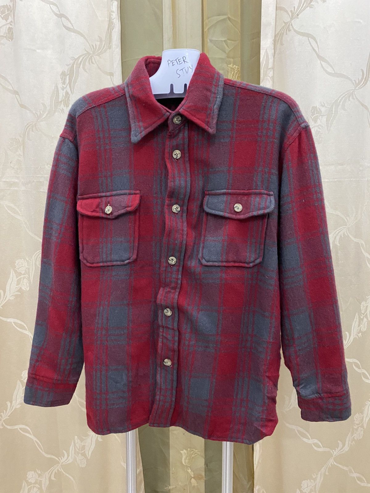 Flannel × Japanese Brand 🔥CHEVIOT SPORT WEAR BUTTON UP FLANNEL JACKET Size US M / EU 48-50 / 2 - 1 Thumbnail