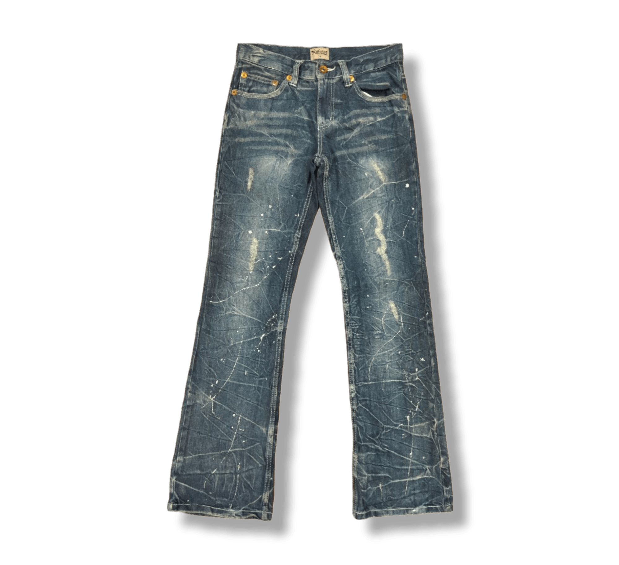 Japanese Brand Nylaus Japan Distressed Jeans Size US 30 / EU 46 - 1 Thumbnail