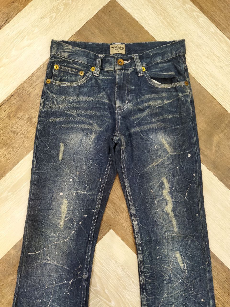 Japanese Brand Nylaus Japan Distressed Jeans Size US 30 / EU 46 - 8 Thumbnail