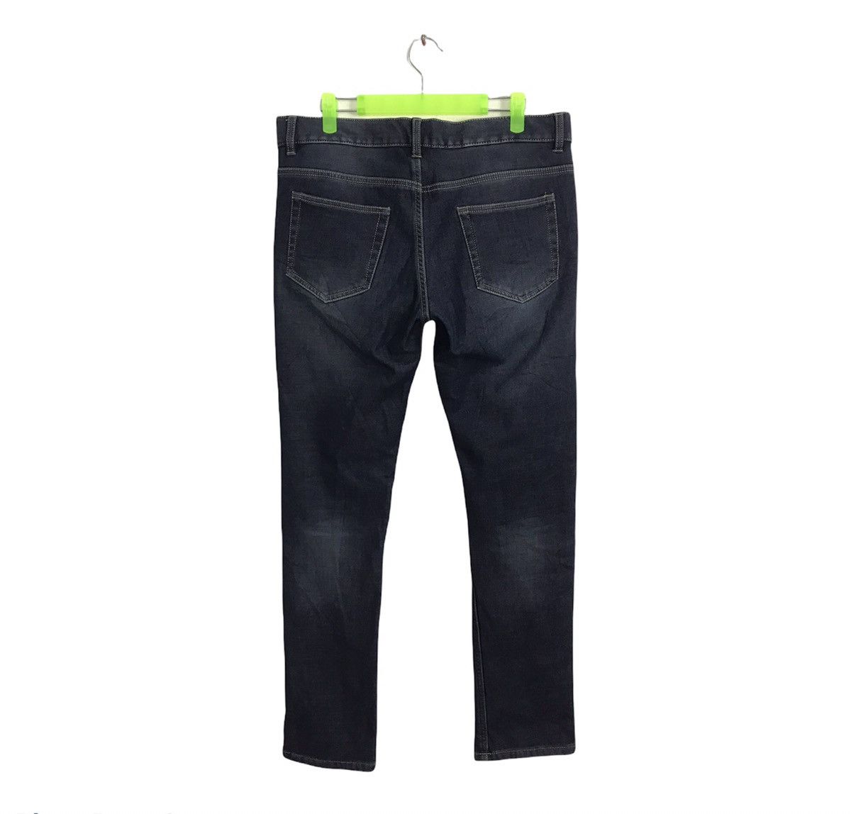 Japanese Brand C.P.S Cont. No 30-15’S Distressed Denim Indigo Straight Cut Size US 34 / EU 50 - 2 Thumbnail