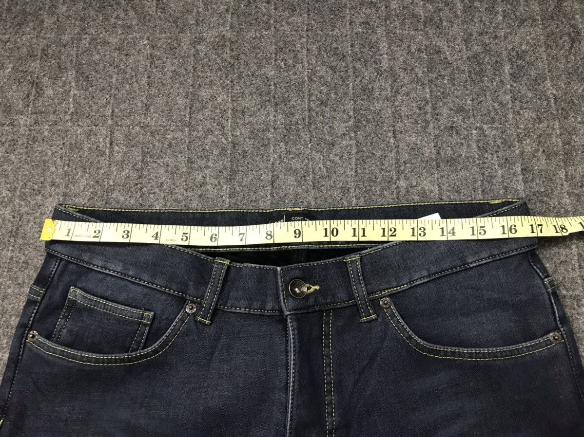 Japanese Brand C.P.S Cont. No 30-15’S Distressed Denim Indigo Straight Cut Size US 34 / EU 50 - 9 Thumbnail