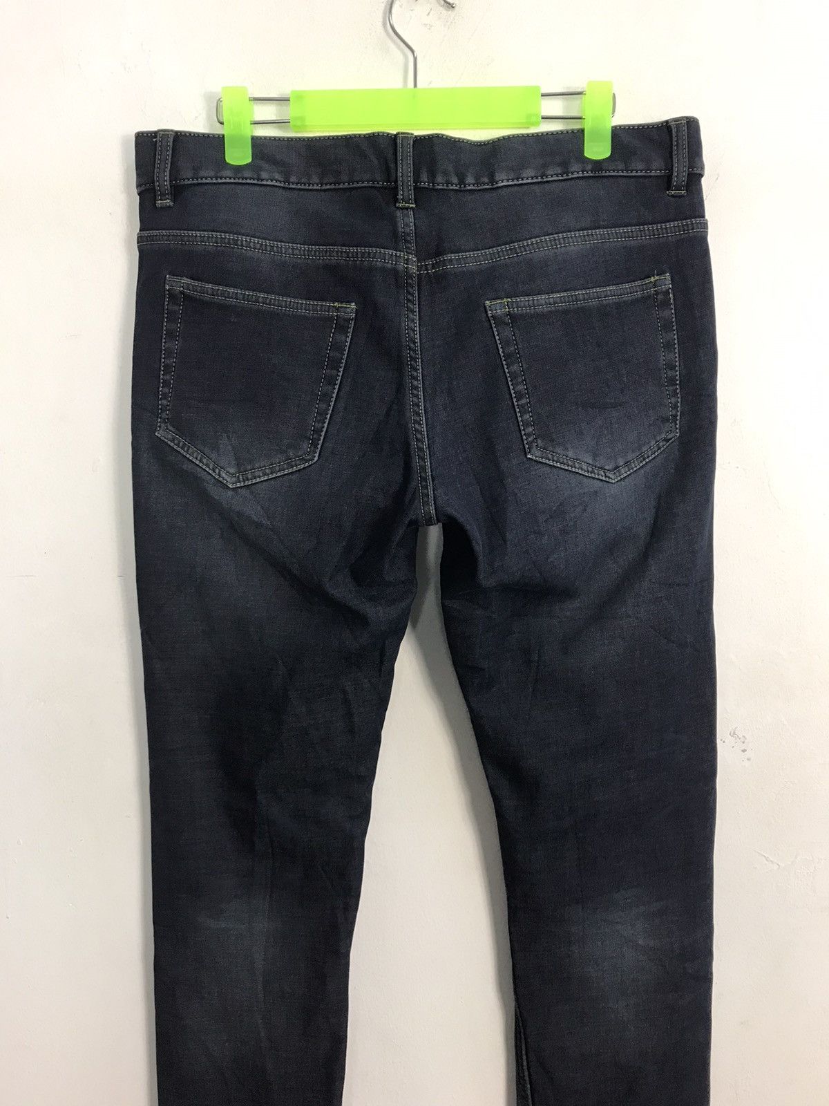 Japanese Brand C.P.S Cont. No 30-15’S Distressed Denim Indigo Straight Cut Size US 34 / EU 50 - 5 Thumbnail