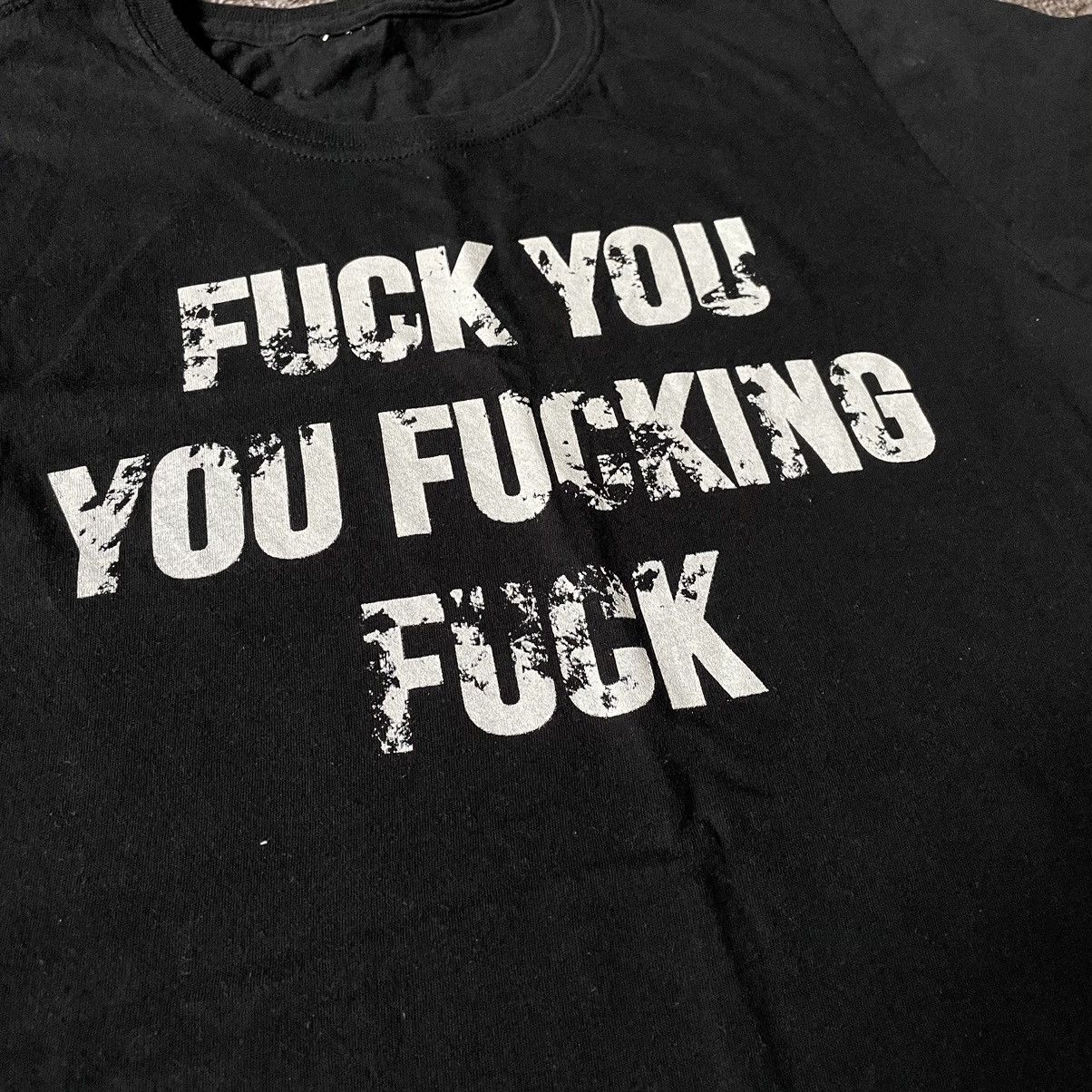 Vintage Vintage Y2K Graphic Tee Funny Slogan Print Streetwear Black Size US S / EU 44-46 / 1 - 6 Thumbnail
