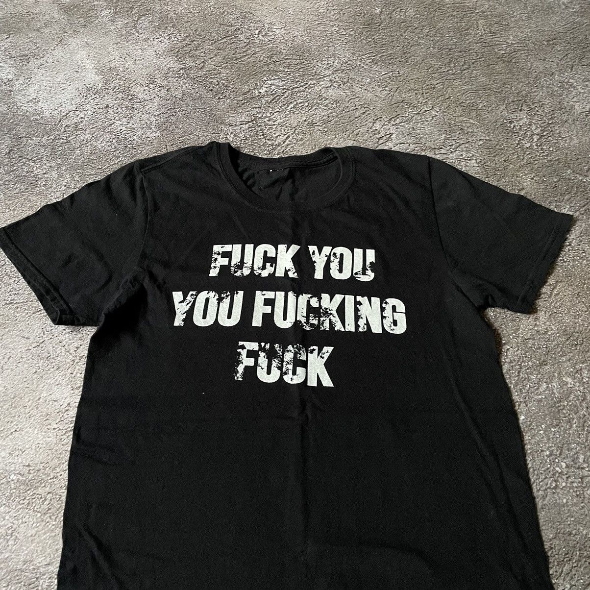 Vintage Vintage Y2K Graphic Tee Funny Slogan Print Streetwear Black Size US S / EU 44-46 / 1 - 5 Thumbnail
