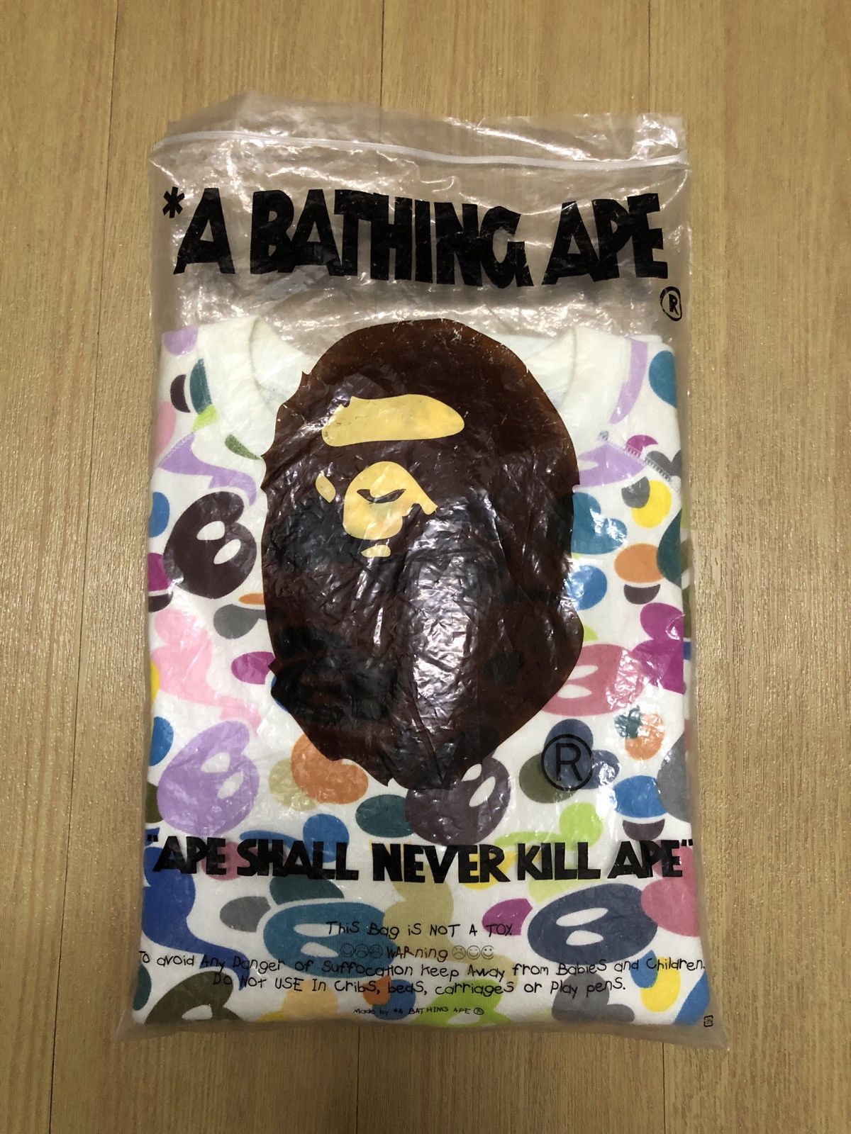 Bape 🔥RARE OG Baby Milo Multi Camo Short Sleeve Sweatshirts Size US L / EU 52-54 / 3 - 8 Thumbnail