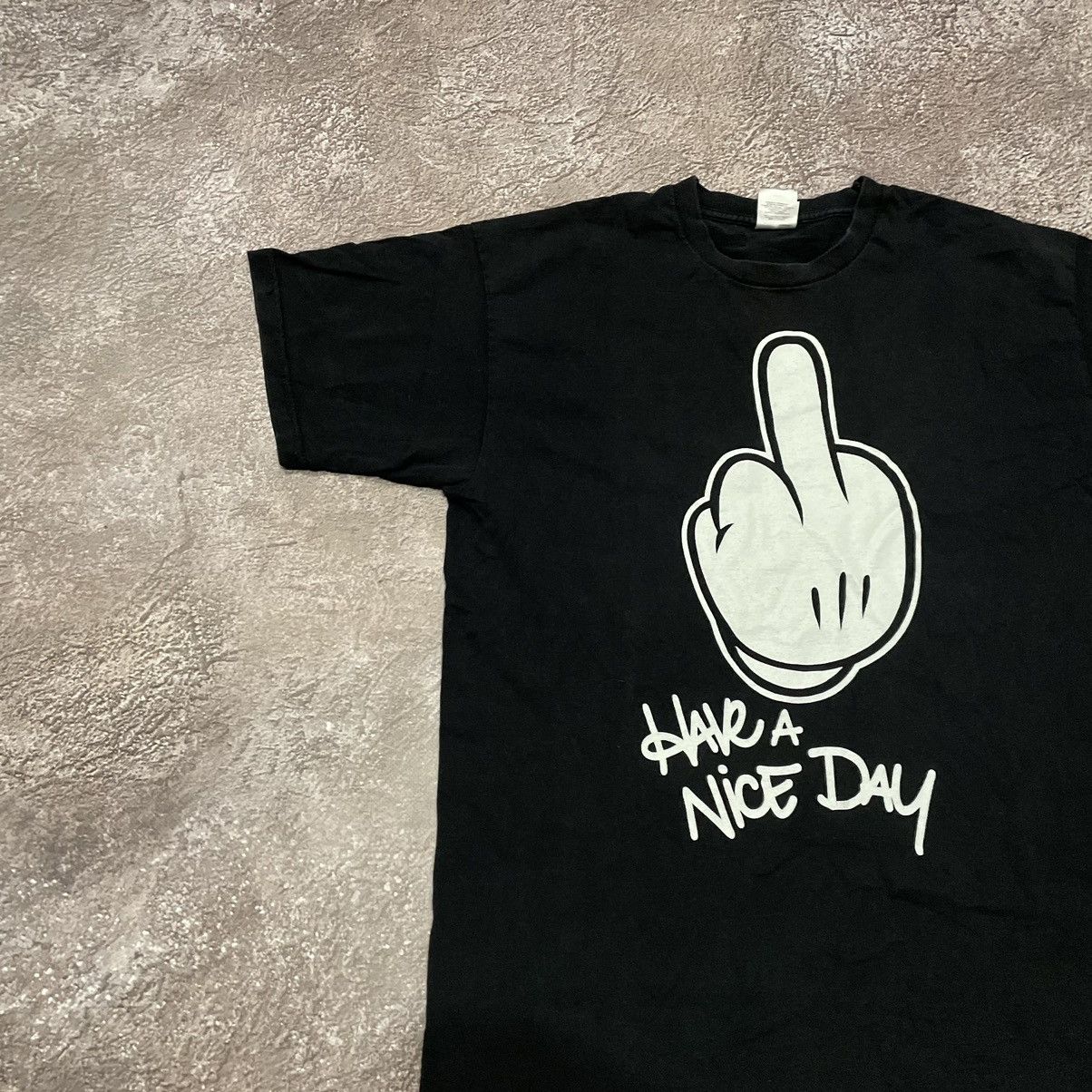Vintage Vintage Y2K ADULT “Have A Nice Day “ FUNNY BuyTee Size US M / EU 48-50 / 2 - 4 Thumbnail