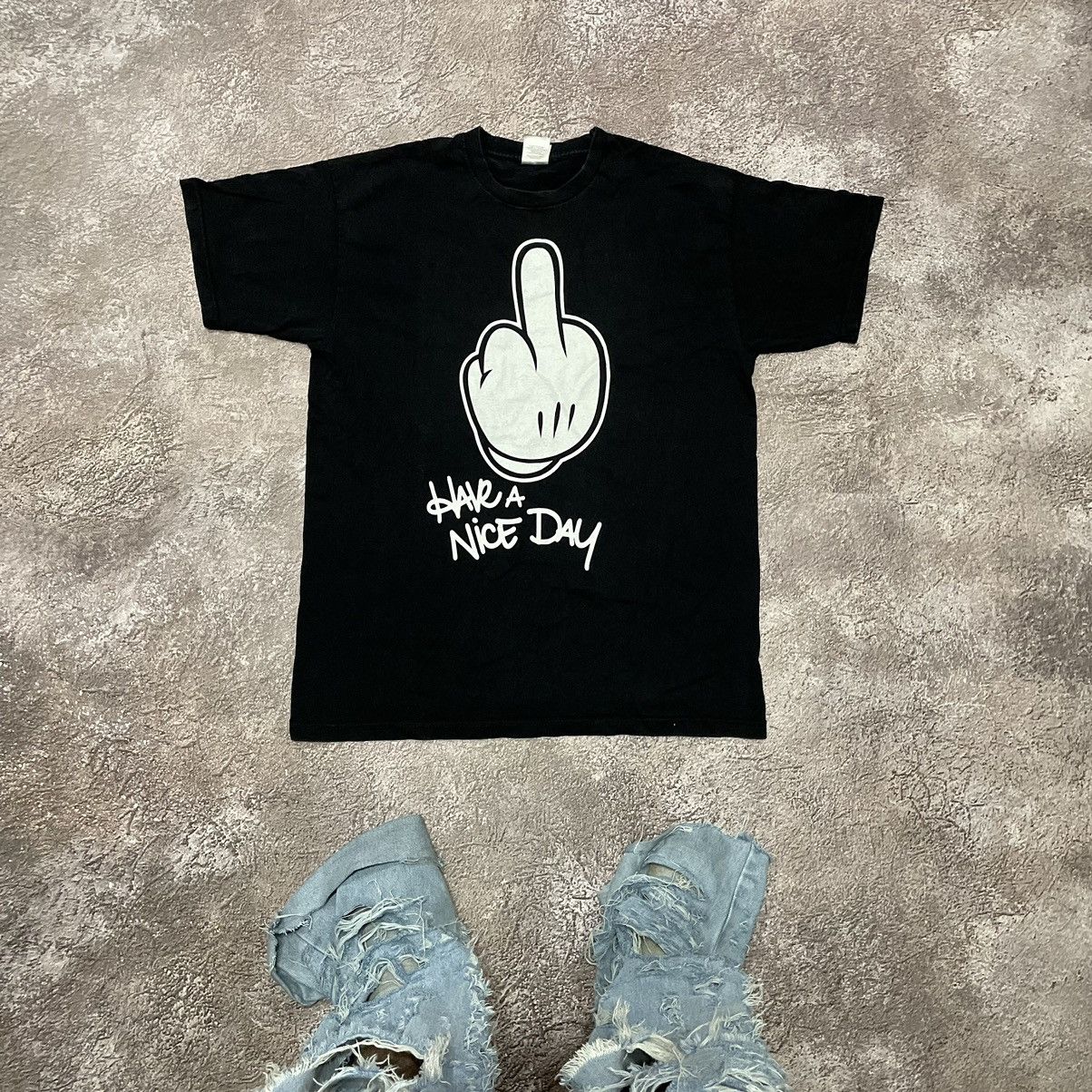Vintage Vintage Y2K ADULT “Have A Nice Day “ FUNNY BuyTee Size US M / EU 48-50 / 2 - 1 Thumbnail