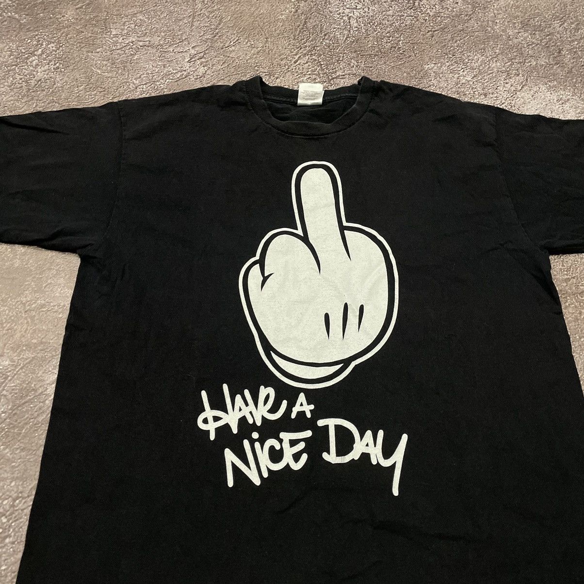 Vintage Vintage Y2K ADULT “Have A Nice Day “ FUNNY BuyTee Size US M / EU 48-50 / 2 - 5 Thumbnail