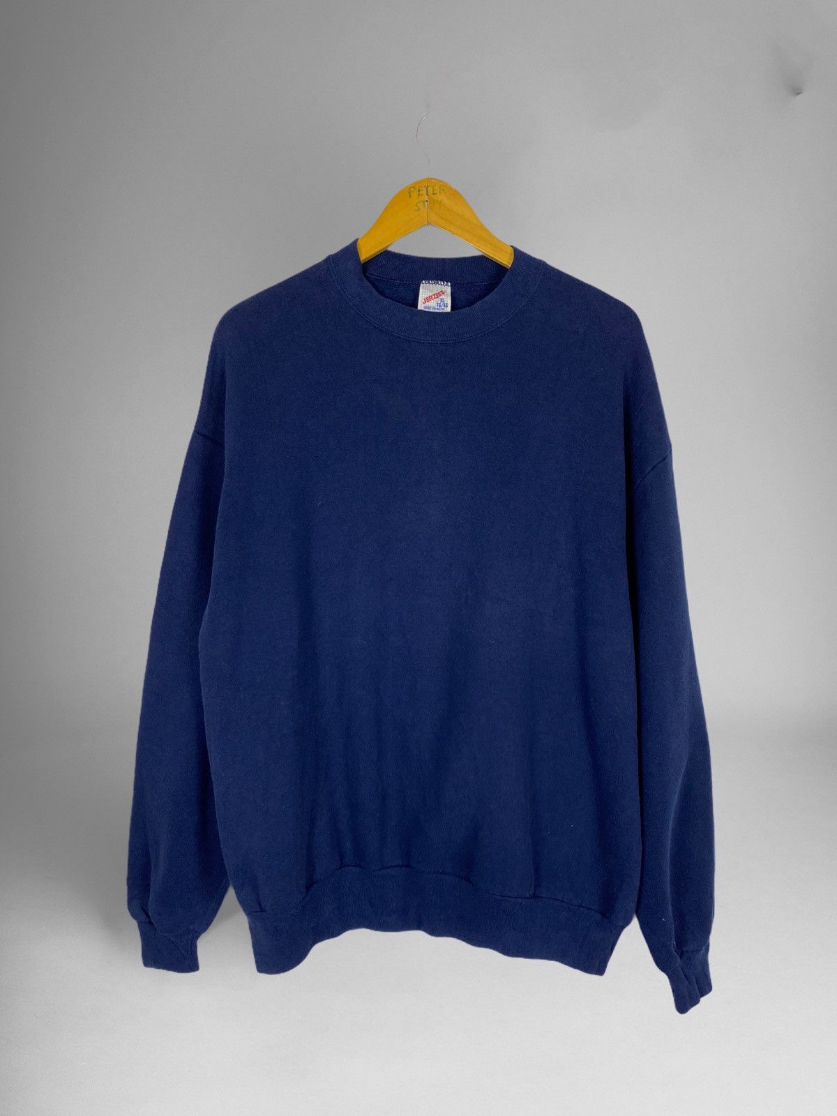 Jerzees × Vintage VINTAGE JERZEES MADE USA PLAIN SWEATER Size US XL / EU 56 / 4 - 1 Thumbnail