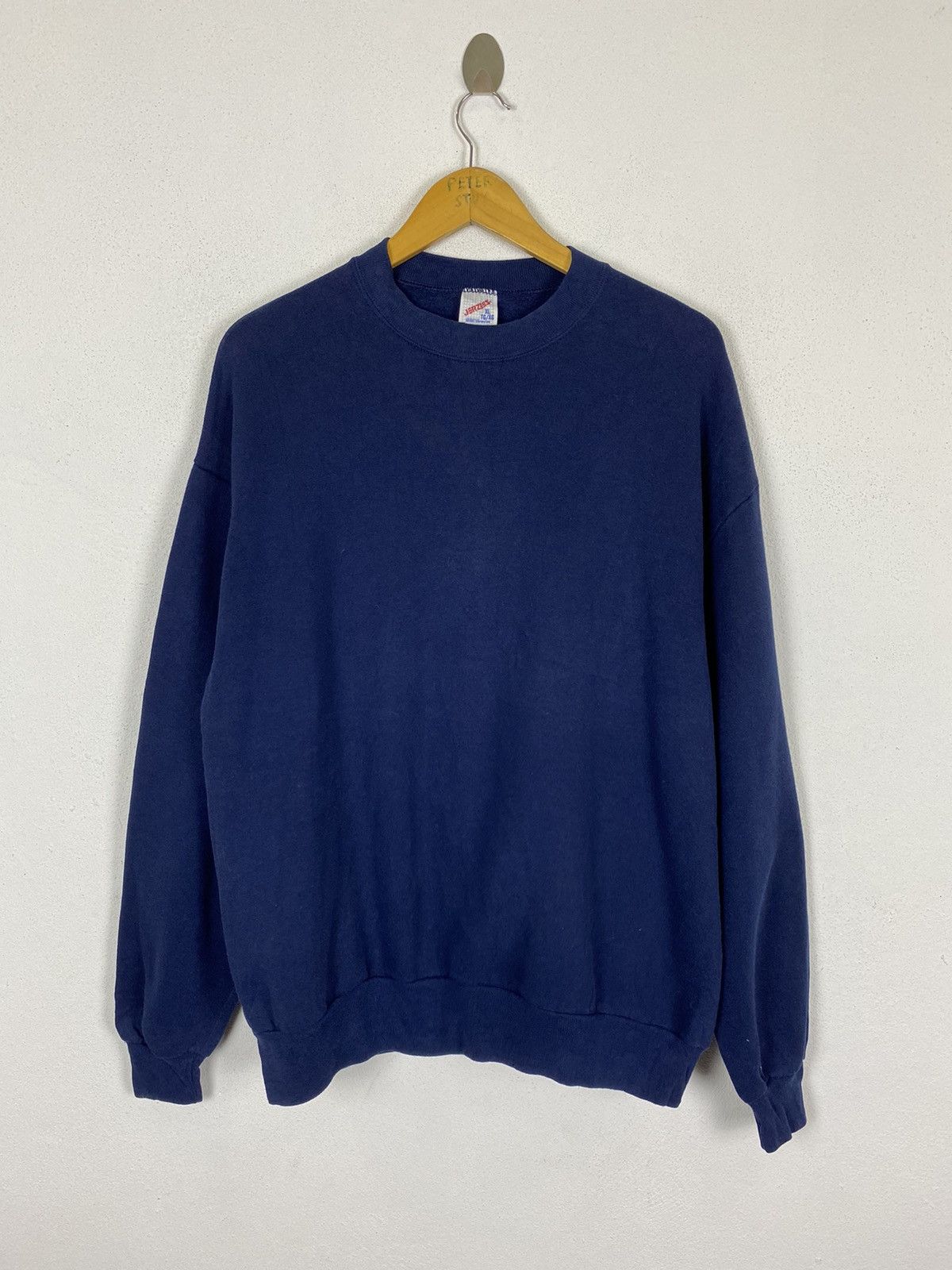 Jerzees × Vintage VINTAGE JERZEES MADE USA PLAIN SWEATER Size US XL / EU 56 / 4 - 2 Thumbnail