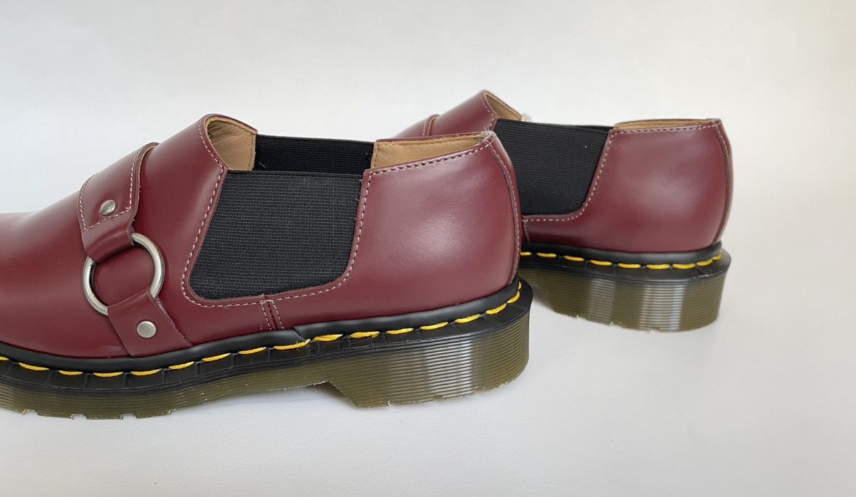 Comme des Garcons × Dr. Martens Cherry Red ‘Harvey’ Strap Shoes Size US 8.5 / IT 38.5 - 5 Thumbnail