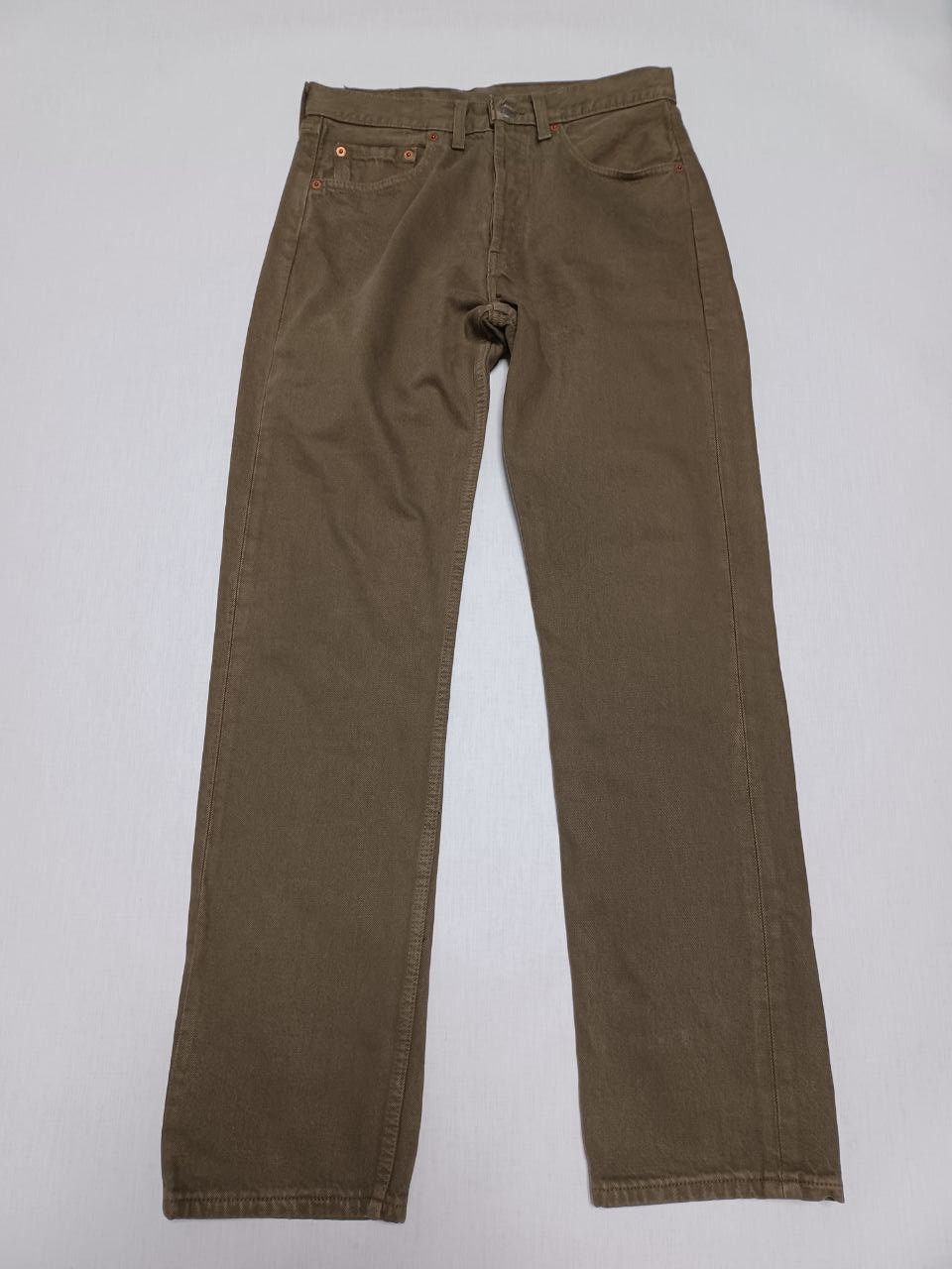 Levi's Vintage Clothing Made in UK Levis vintage 501 khakis jeans denim Size US 31 - 1 Thumbnail