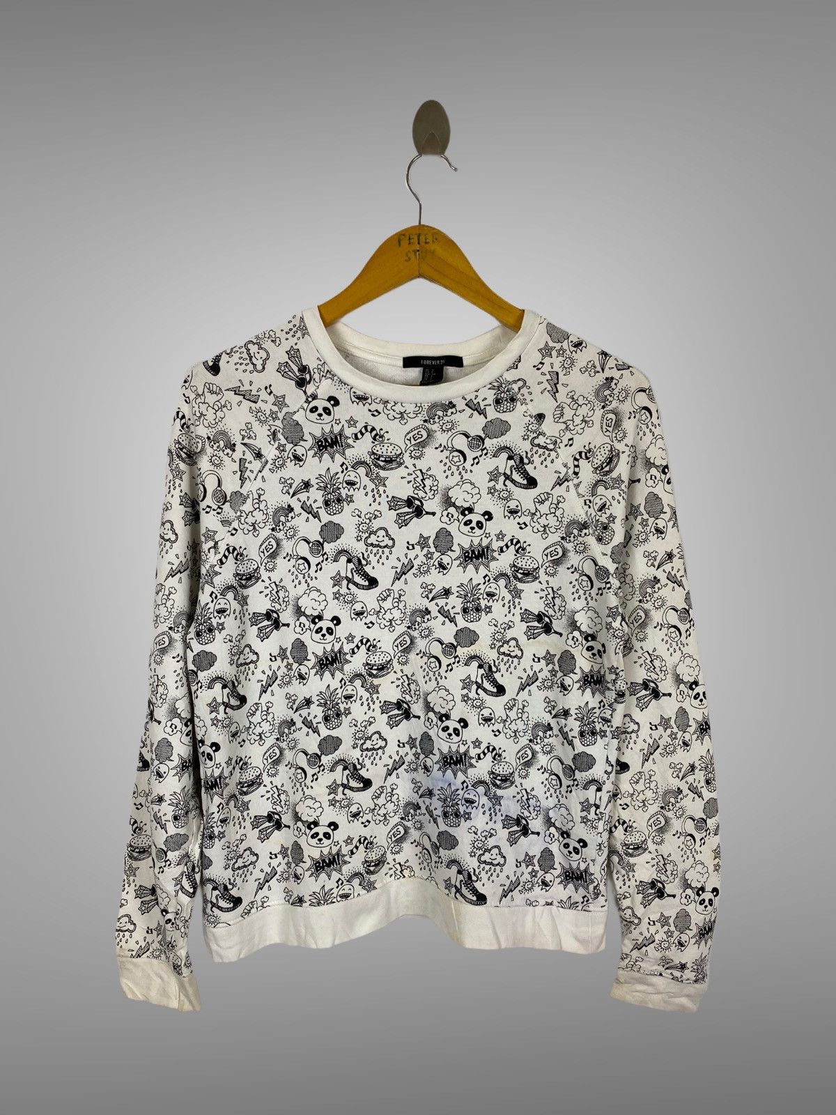 Forever 21 FULL PRINT SWEATER by FOREVER 21 Size US S / EU 44-46 / 1 - 1 Thumbnail