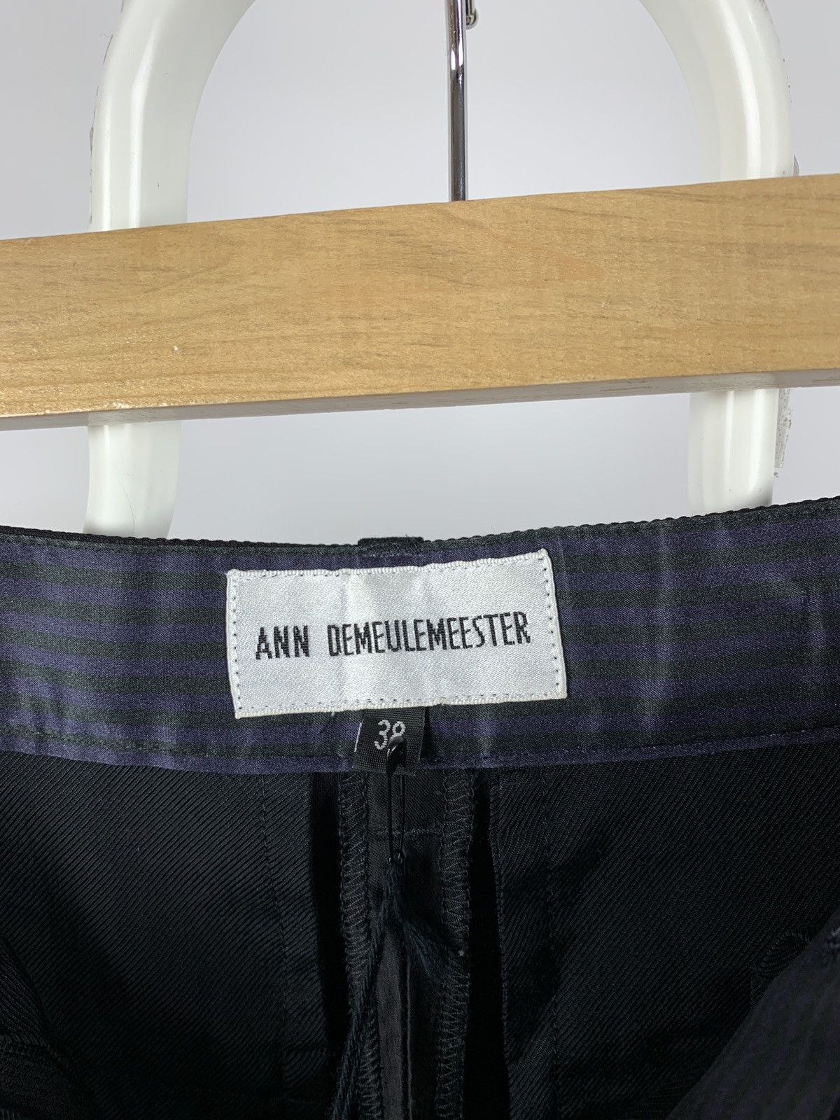 Ann Demeulemeester Ann Demeulemeester Silk/Linen Striped Pants Size 26" / US 2 / IT 38 - 18 Thumbnail