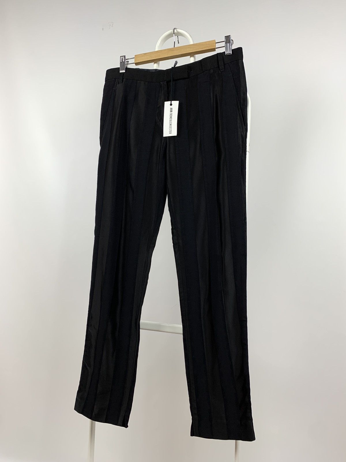 Ann Demeulemeester Ann Demeulemeester Silk/Linen Striped Pants Size 26" / US 2 / IT 38 - 6 Thumbnail