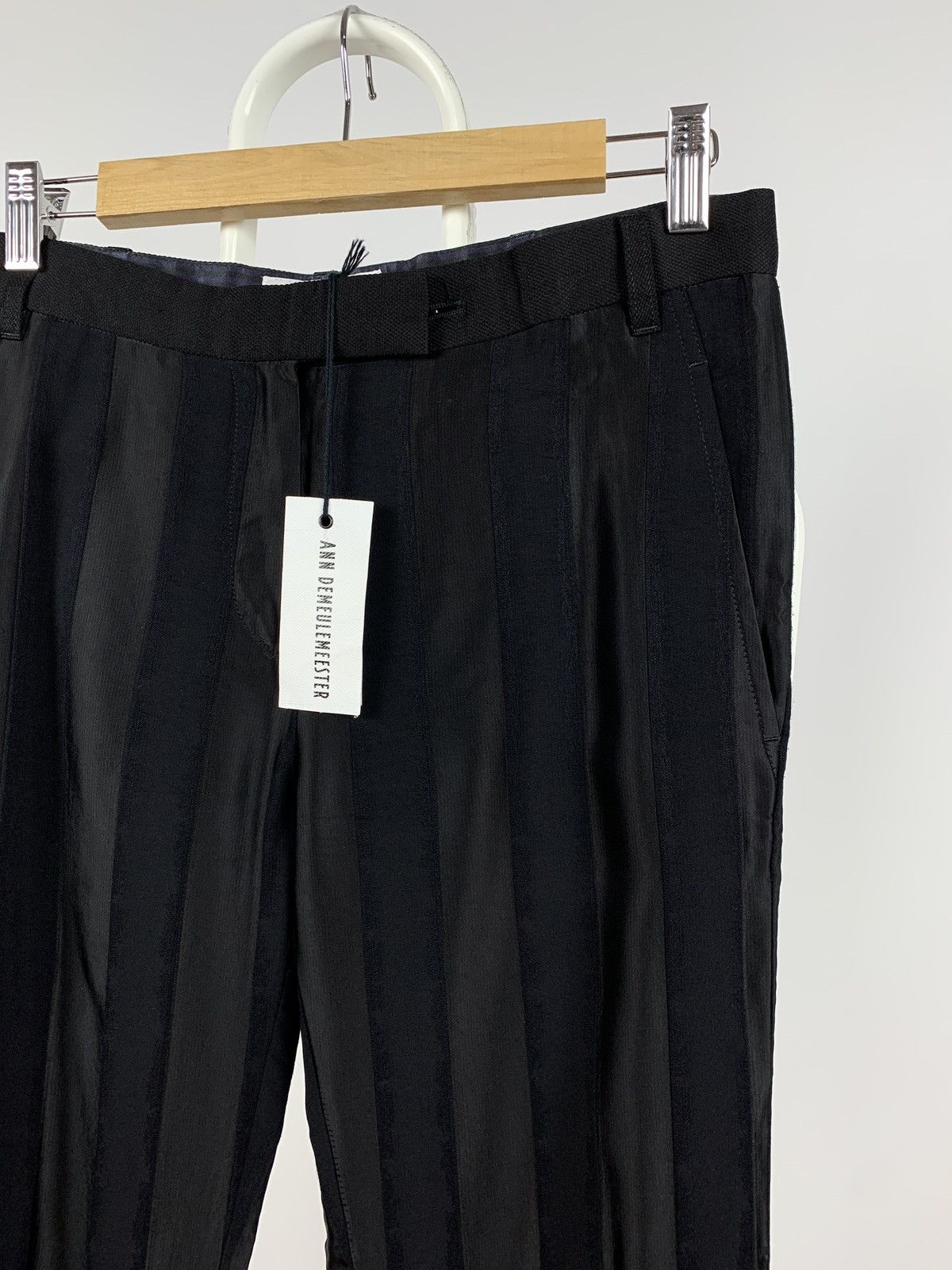 Ann Demeulemeester Ann Demeulemeester Silk/Linen Striped Pants Size 26" / US 2 / IT 38 - 4 Thumbnail