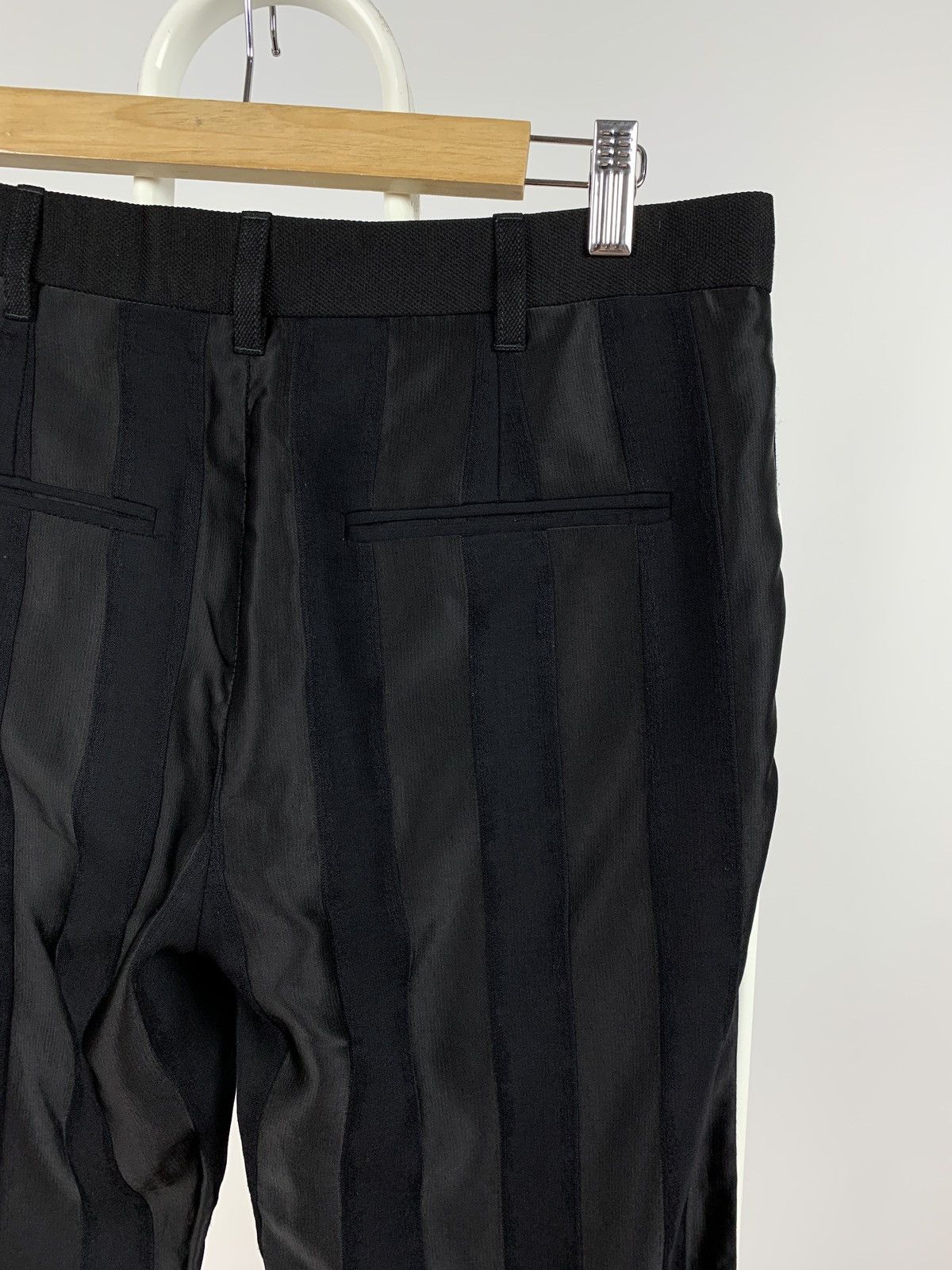 Ann Demeulemeester Ann Demeulemeester Silk/Linen Striped Pants Size 26" / US 2 / IT 38 - 12 Thumbnail