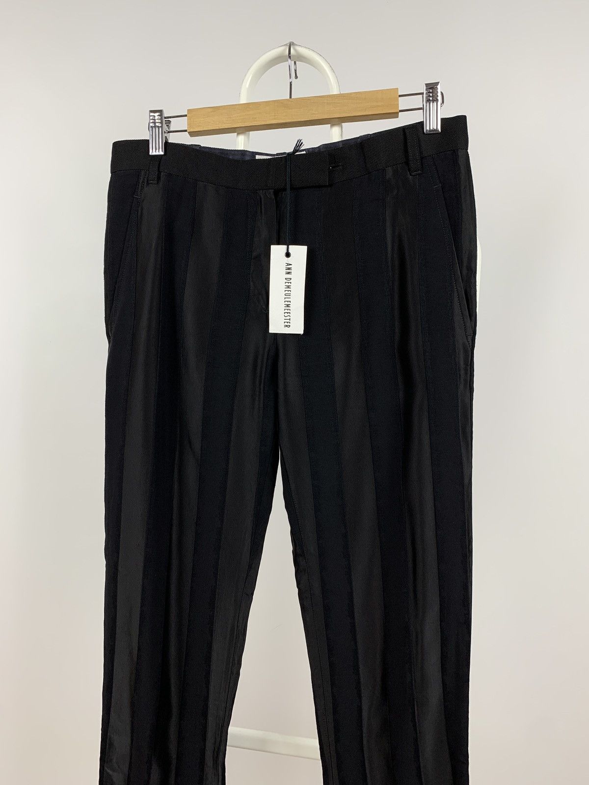 Ann Demeulemeester Ann Demeulemeester Silk/Linen Striped Pants Size 26" / US 2 / IT 38 - 3 Thumbnail
