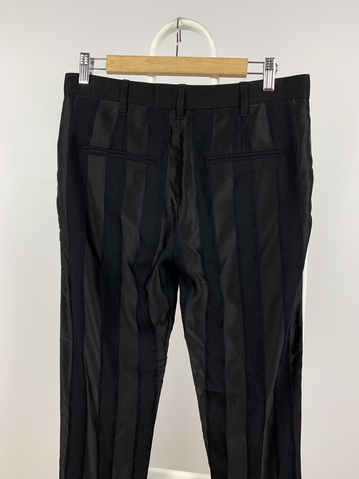 Ann Demeulemeester Ann Demeulemeester Silk/Linen Striped Pants Size 26" / US 2 / IT 38 - 10 Thumbnail
