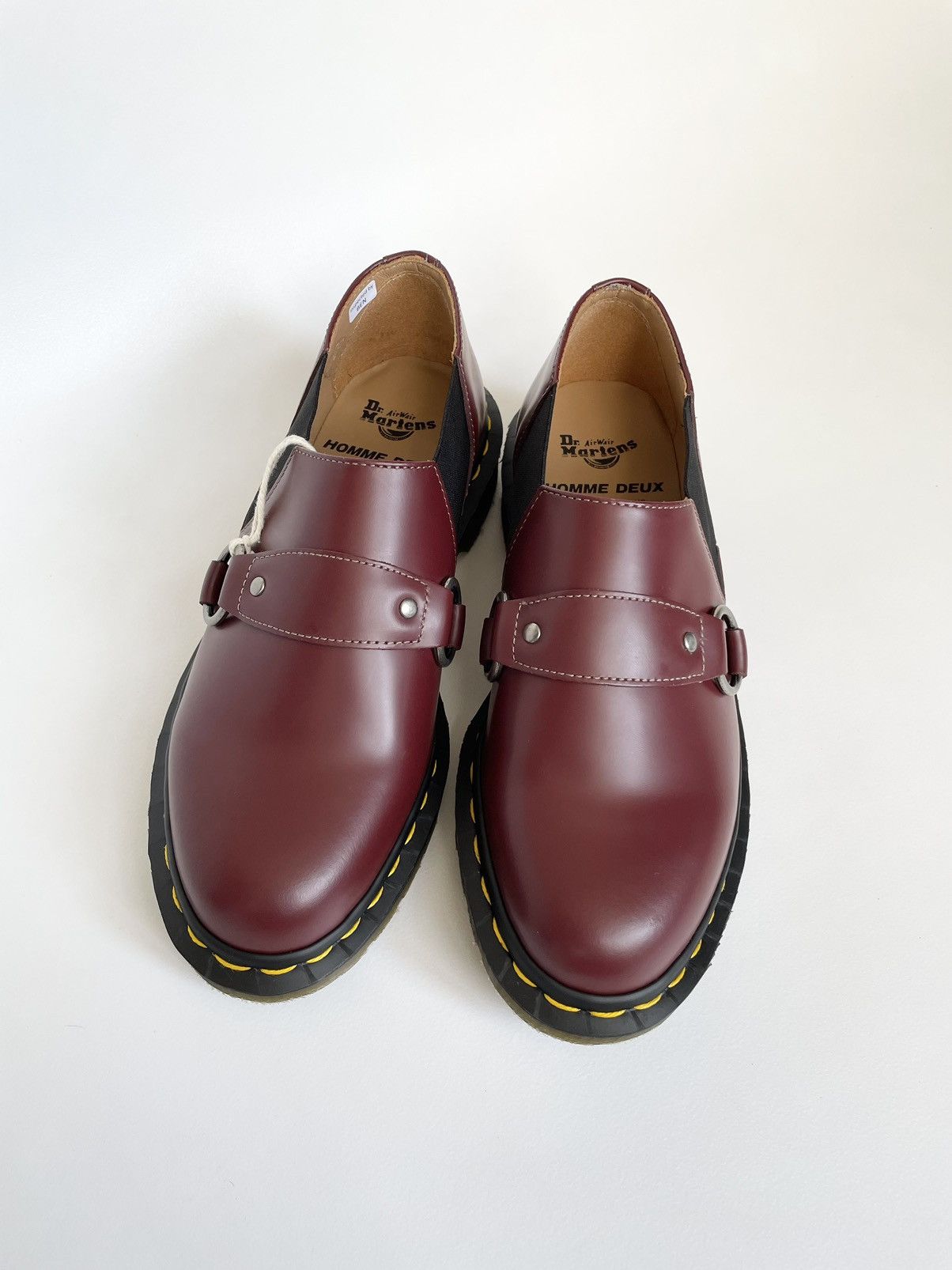 Comme des Garcons × Dr. Martens Cherry Red ‘Harvey’ Strap Shoes Size US 9 / EU 42 - 2 Thumbnail