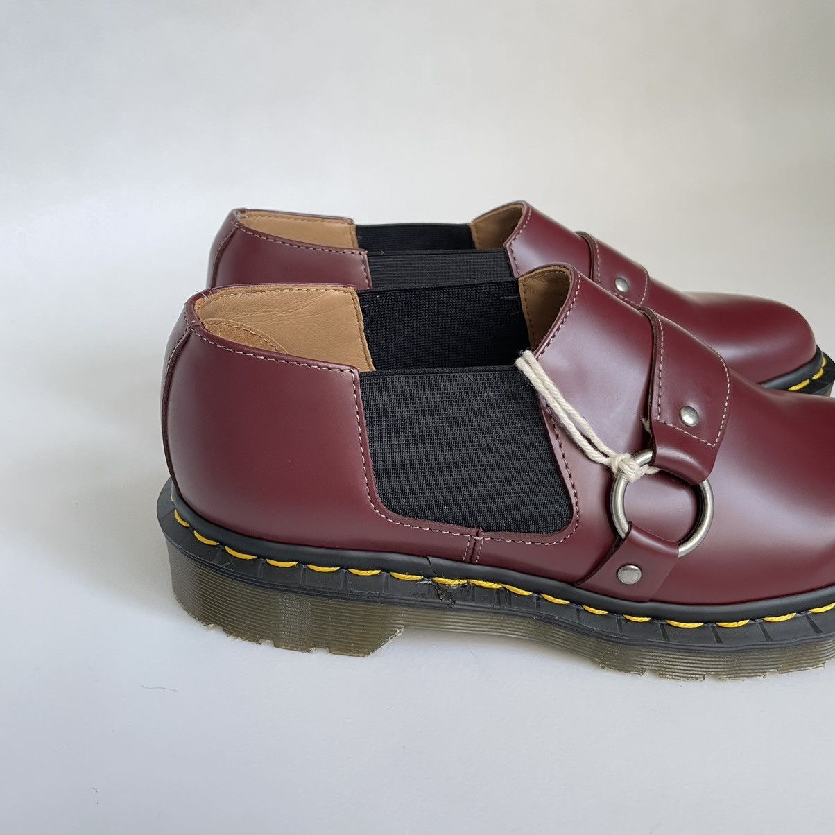 Comme des Garcons × Dr. Martens Cherry Red ‘Harvey’ Strap Shoes Size US 9 / EU 42 - 13 Thumbnail