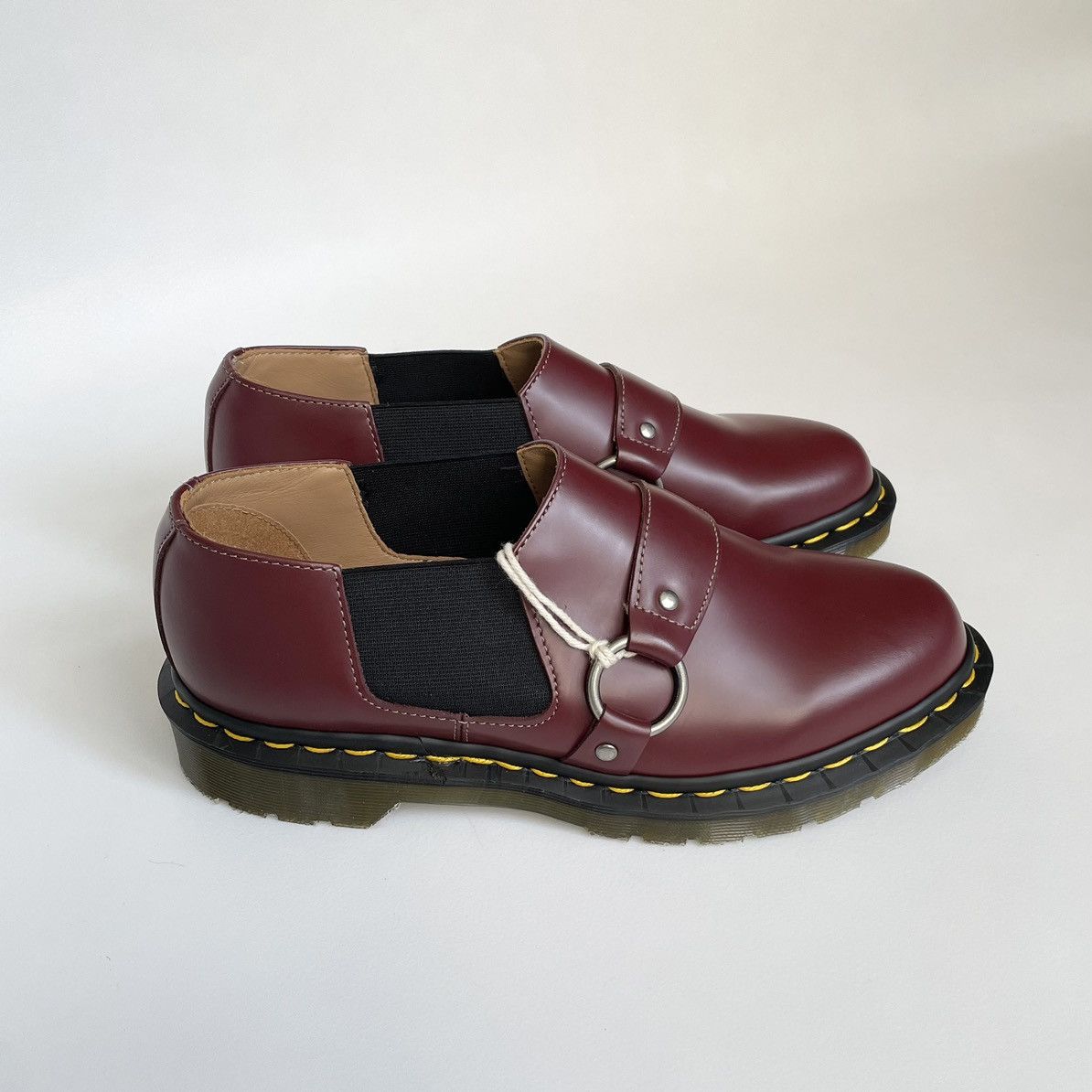 Comme des Garcons × Dr. Martens Cherry Red ‘Harvey’ Strap Shoes Size US 9 / EU 42 - 12 Thumbnail