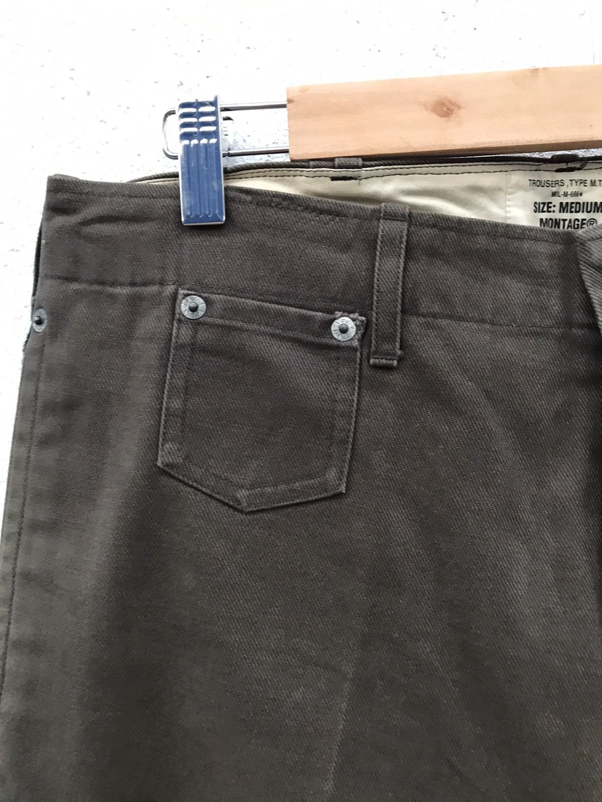 Montage Montage Heavy Cotton Trousers Size US 32 / EU 48 - 9 Thumbnail
