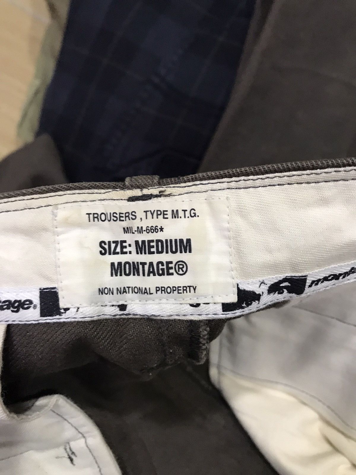 Montage Montage Heavy Cotton Trousers Size US 32 / EU 48 - 15 Thumbnail