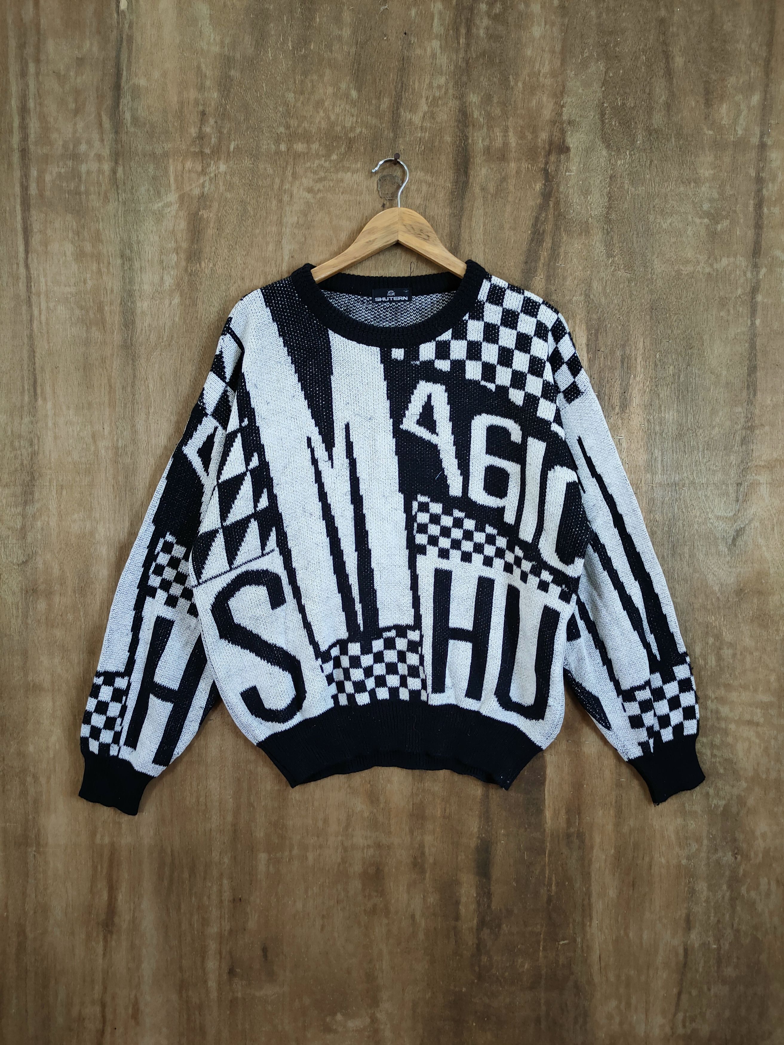 Vintage D Magic Shutern art meticulous knitwear sweatshirt #46-721 Size US L / EU 52-54 / 3 - 1 Thumbnail