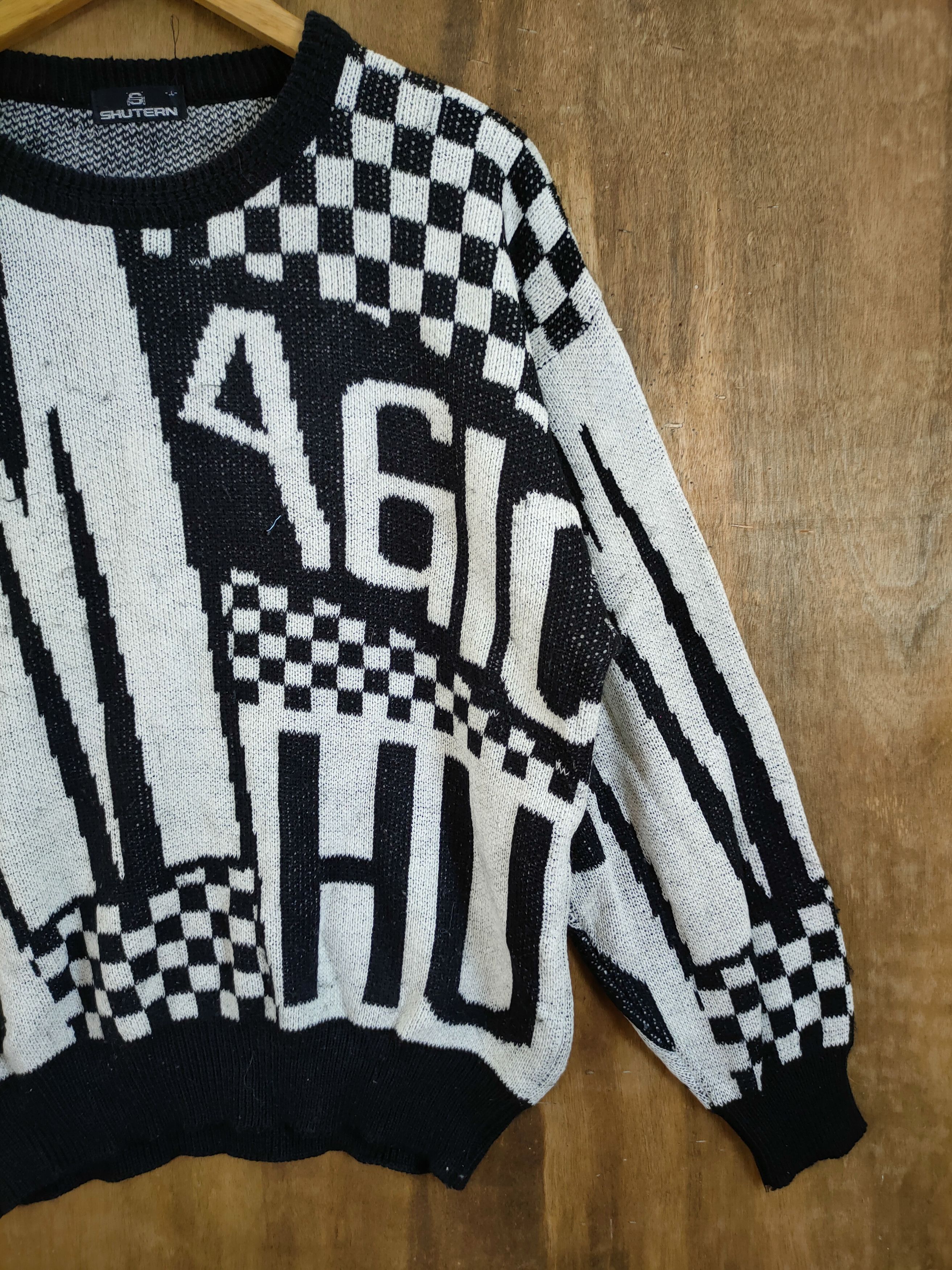 Vintage D Magic Shutern art meticulous knitwear sweatshirt #46-721 Size US L / EU 52-54 / 3 - 3 Thumbnail