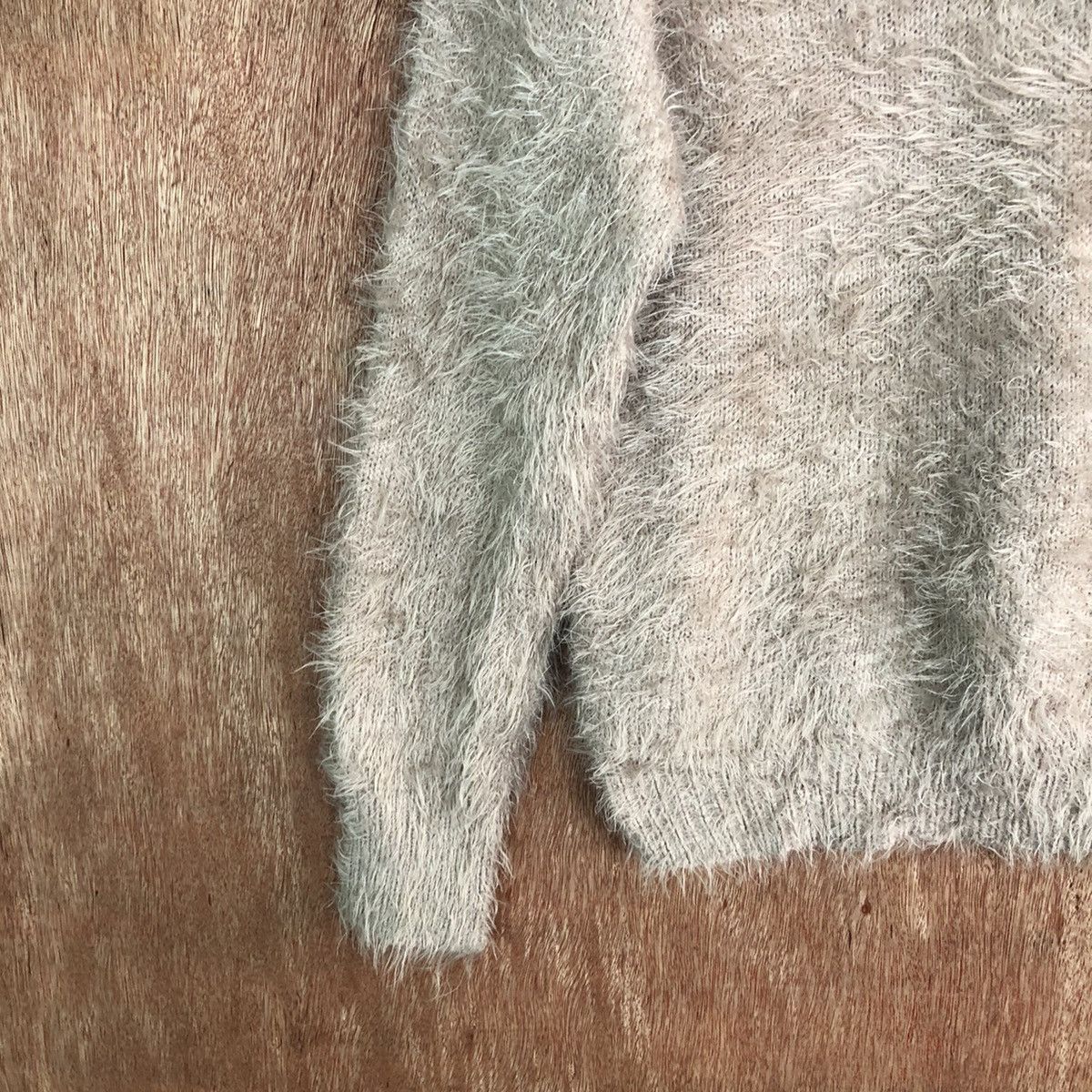 Homespun Knitwear Japanese Brand Shag Shaggy Fur Mohair Knitwear #6634 Size S / US 4 / IT 40 - 4 Thumbnail