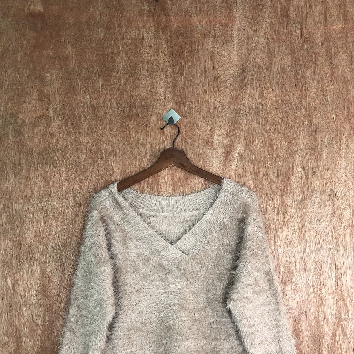 Homespun Knitwear Japanese Brand Shag Shaggy Fur Mohair Knitwear #6634 Size S / US 4 / IT 40 - 2 Thumbnail