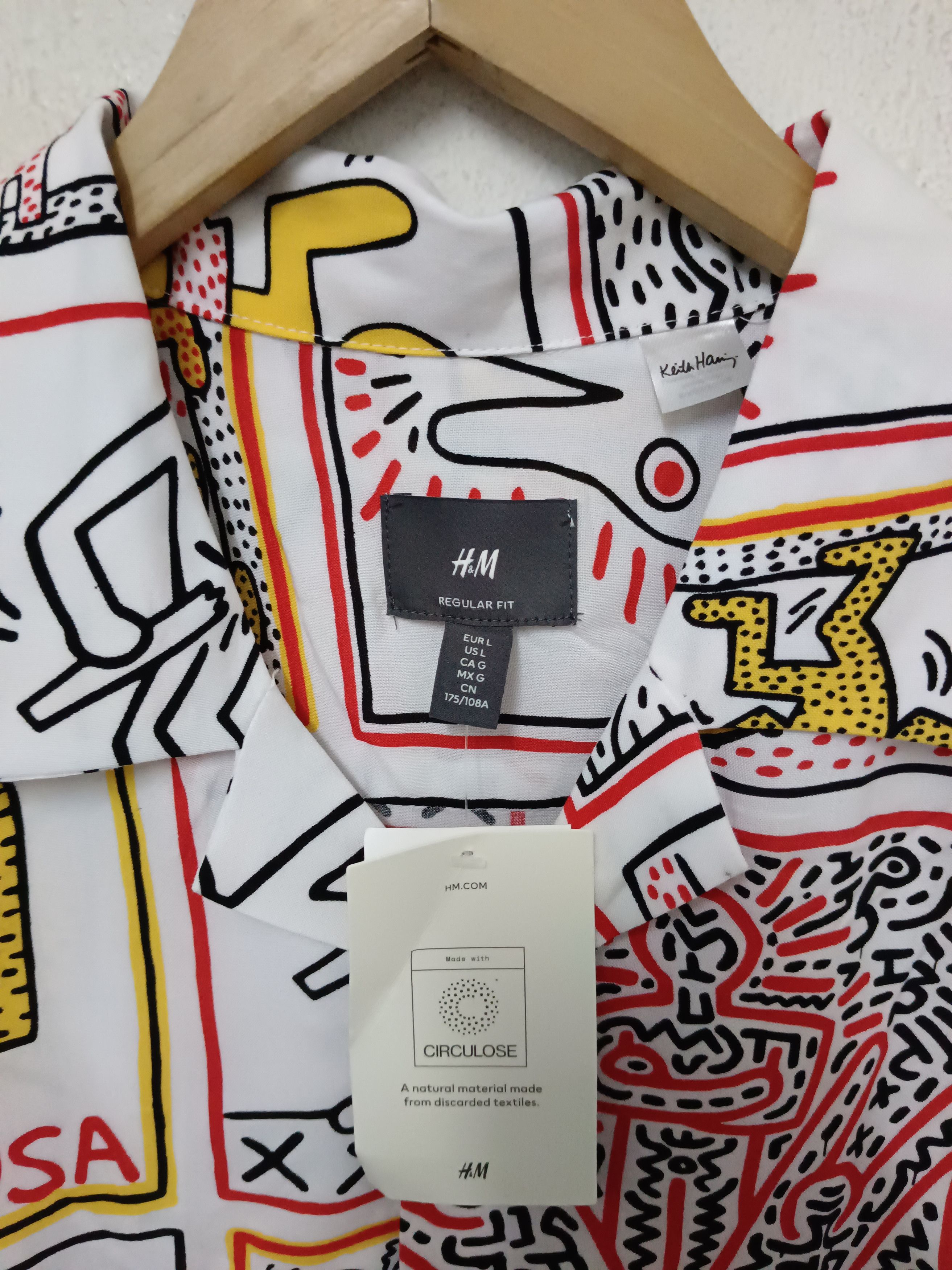 Keith Haring Rare Keith Haring x HM shirt Size US L / EU 52-54 / 3 - 6 Thumbnail