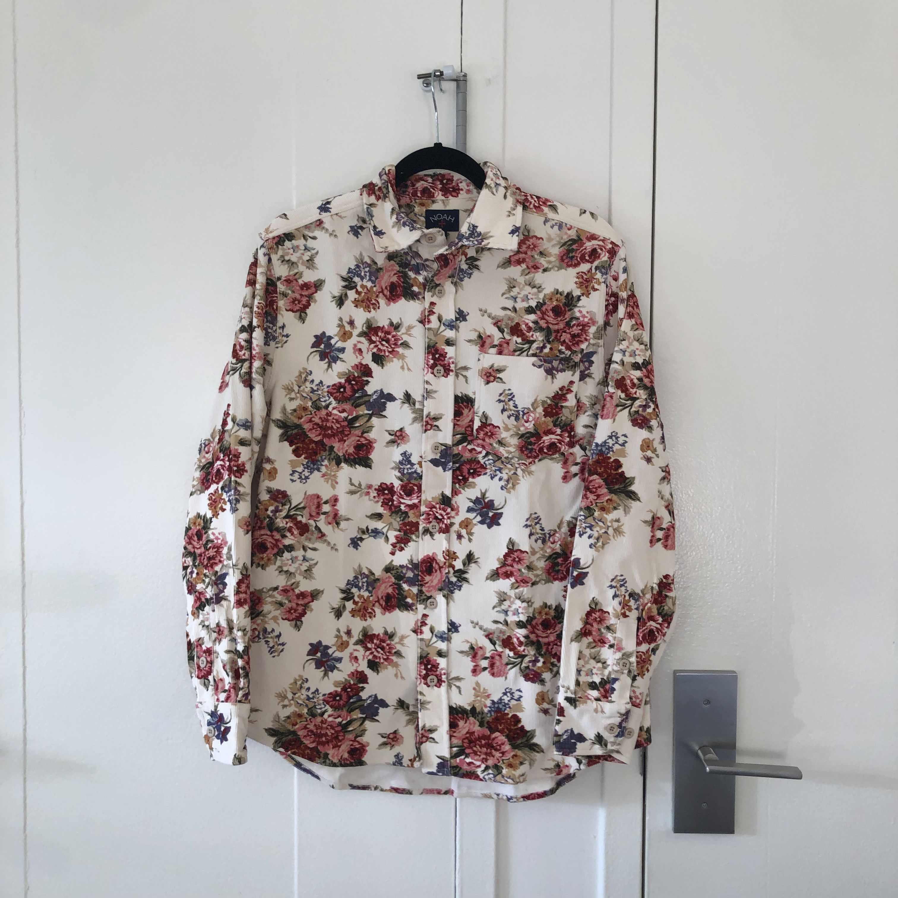 image of Noah Floral Corduroy Jacket, Men's (Size Small)