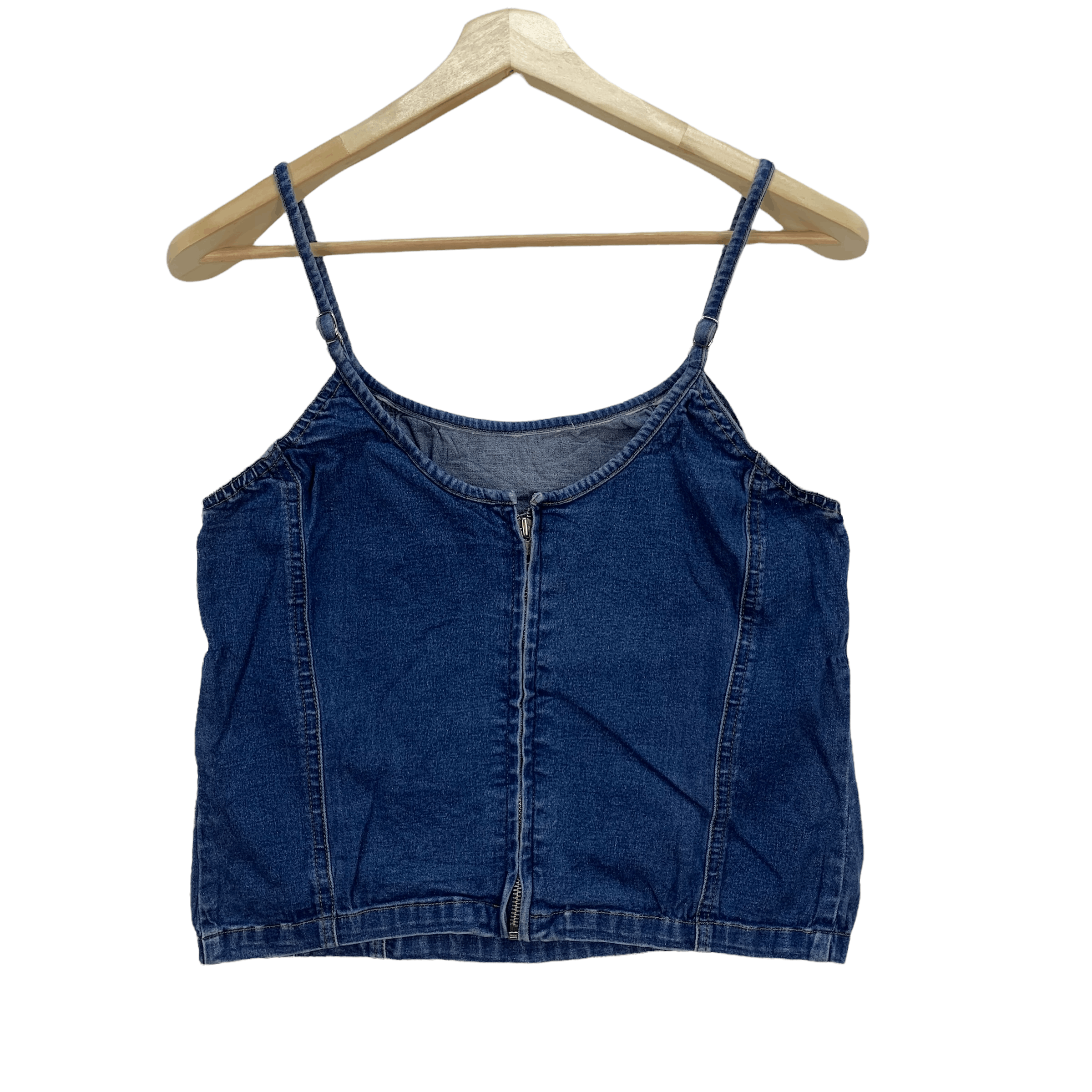 Harley Davidson Harley Davidson Denim Crop Tops #3845-133 Size ONE SIZE - 6 Thumbnail