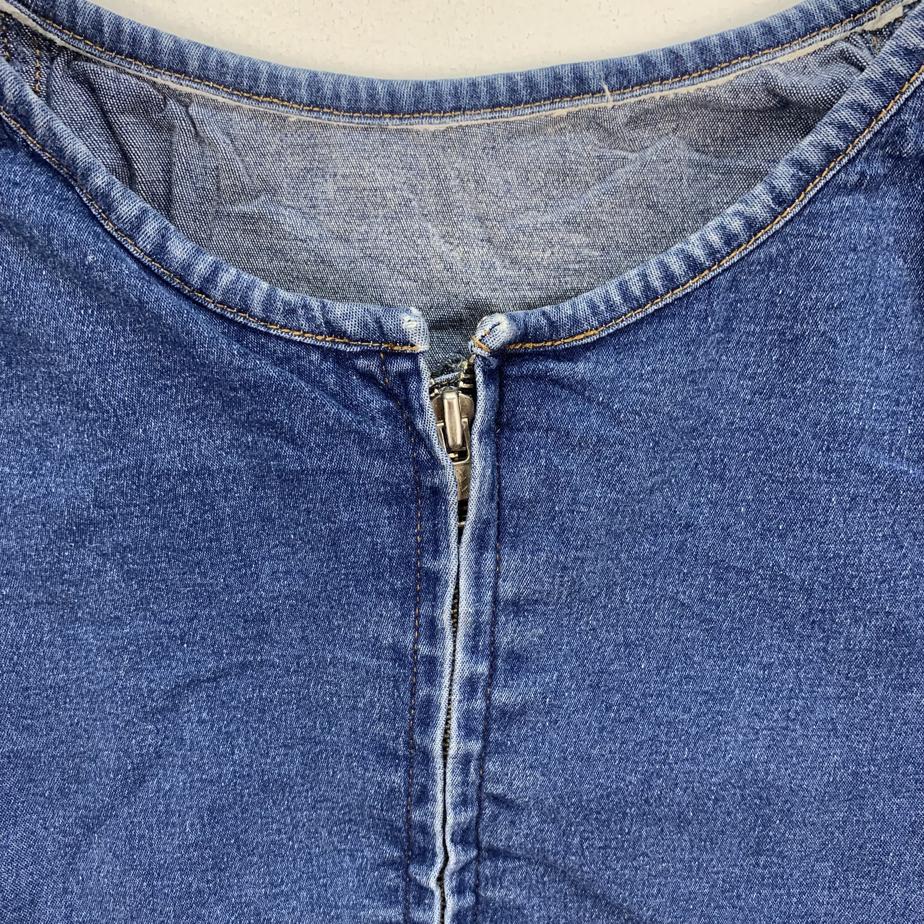 Harley Davidson Harley Davidson Denim Crop Tops #3845-133 Size ONE SIZE - 7 Thumbnail