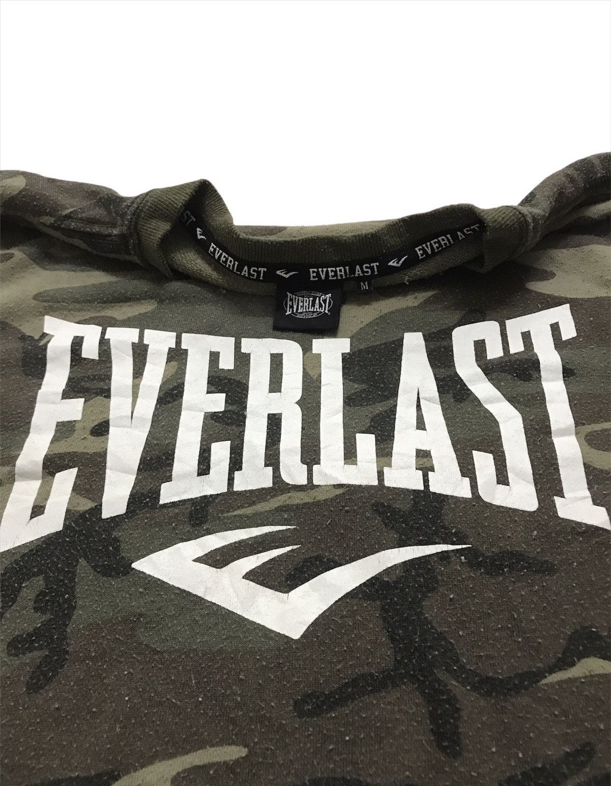 Everlast × Vintage Vintage Everlast Big Logo Camo Army Style Sweatshirt Size US M / EU 48-50 / 2 - 5 Thumbnail