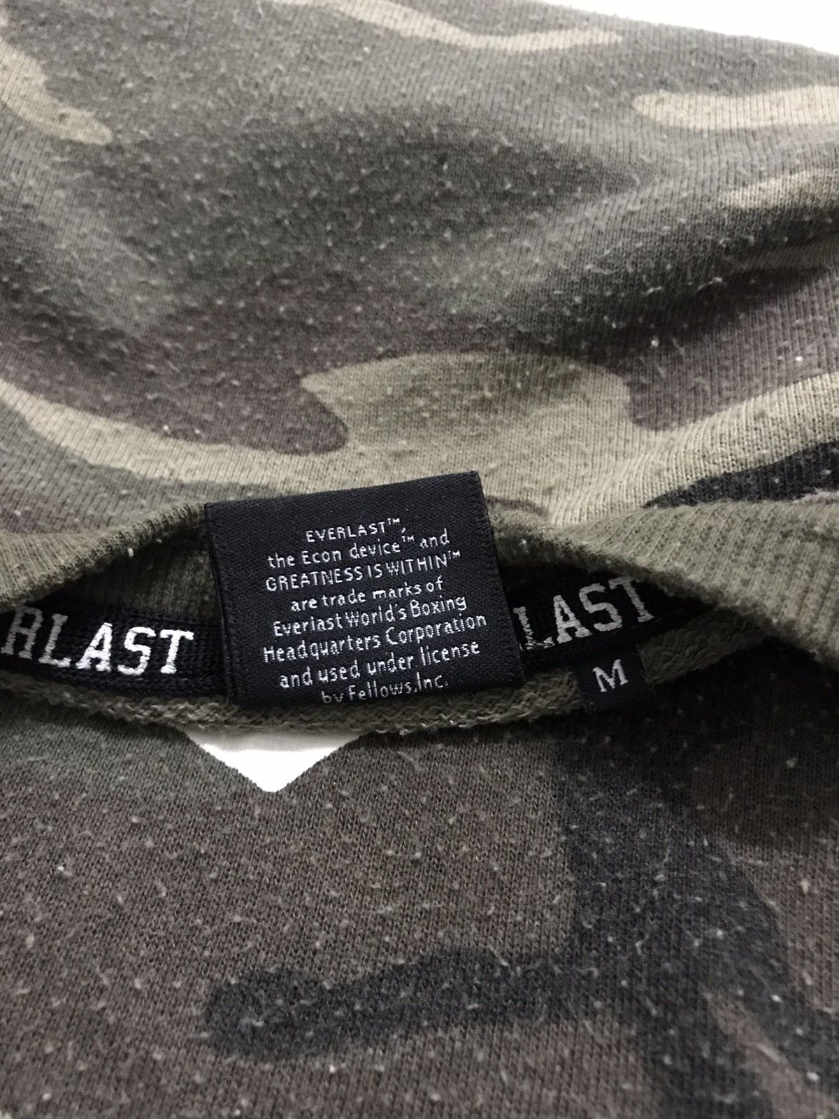 Everlast × Vintage Vintage Everlast Big Logo Camo Army Style Sweatshirt Size US M / EU 48-50 / 2 - 4 Thumbnail