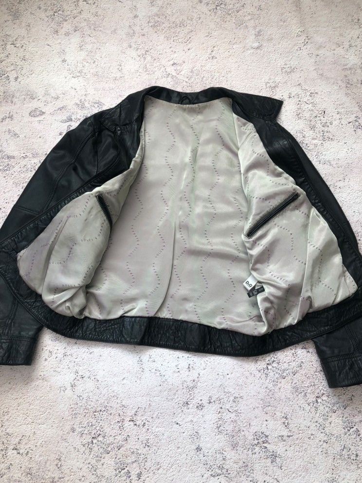 Dolce & Gabbana 🤯 Dolce & Gabbana Leather Jacket Size US L / EU 52-54 / 3 - 18 Thumbnail
