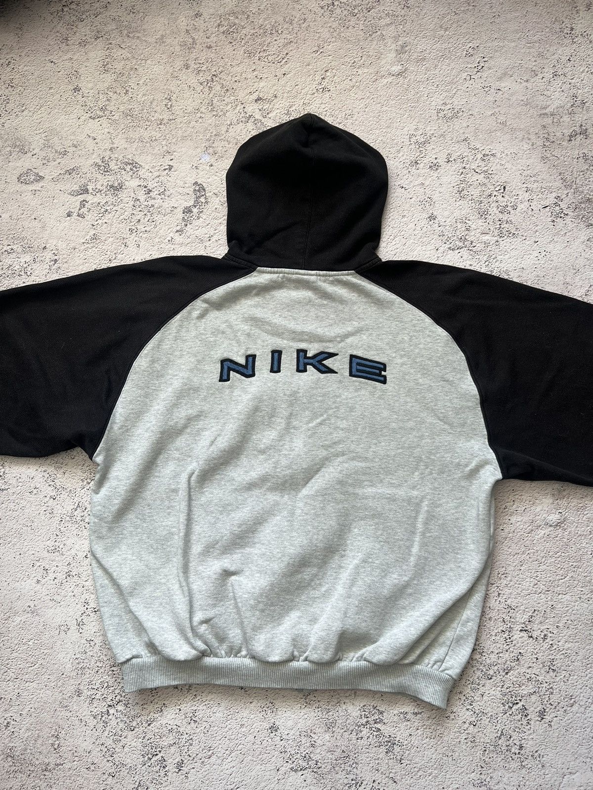 Nike × Vintage Vintage Nike Boxy Fit Hoodie Big Logo Swoosh Size US M / EU 48-50 / 2 - 2 Thumbnail