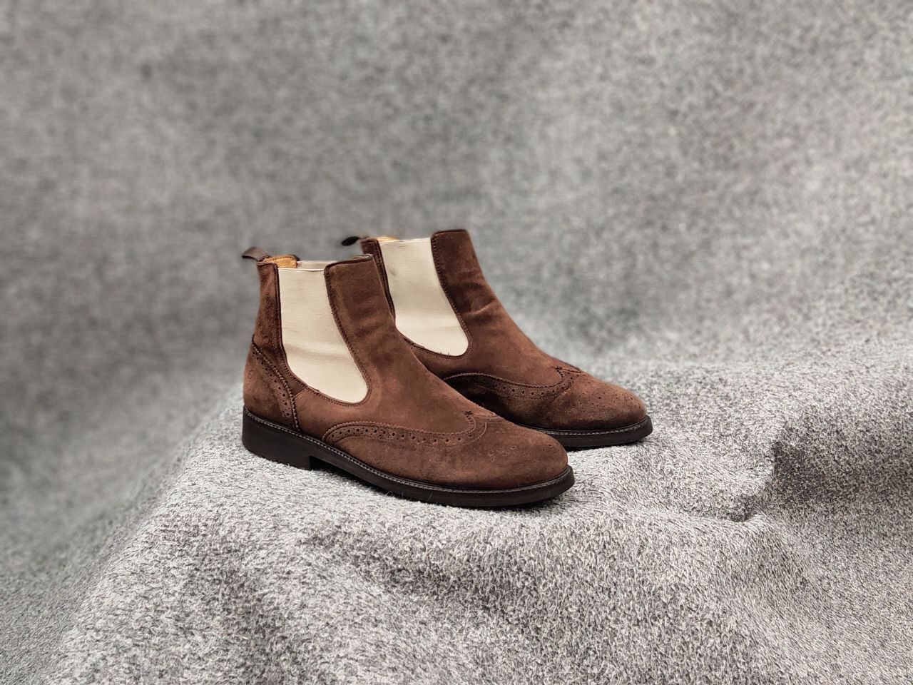 Other Gallucci Design Chelsea Ankle Leather Brown Shoes Boots Size US 10 / IT 40 - 2 Thumbnail